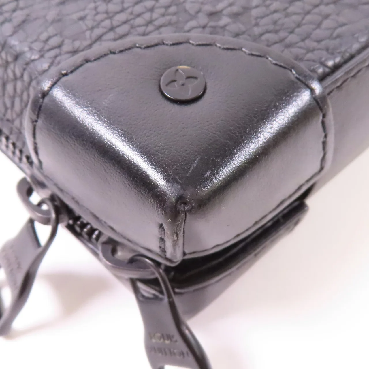 LOUIS VUITTON Soft Trunk M80224 肩背包 牛皮 黑色 / Black 牛皮 中古品A - 縮圖 7