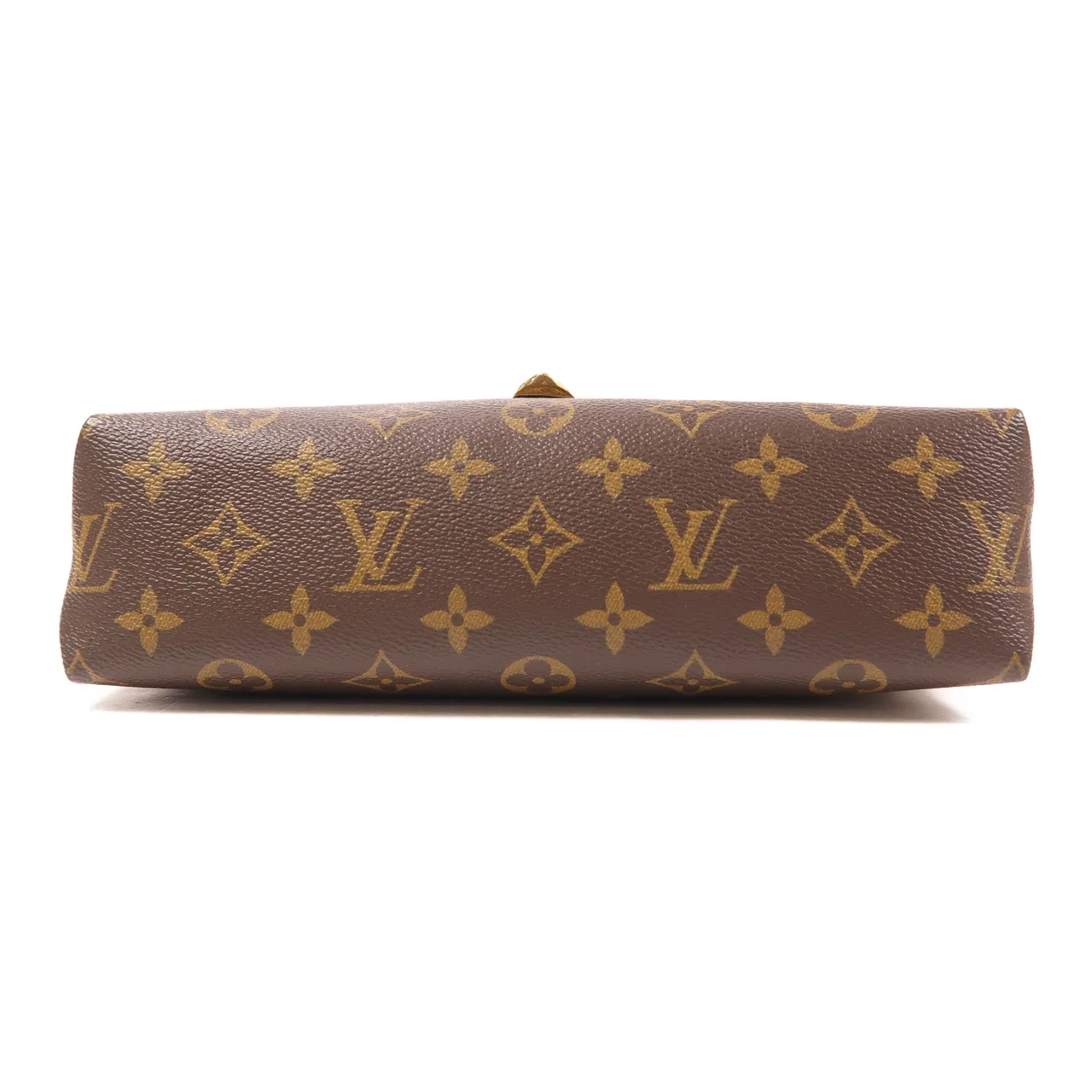 LOUIS VUITTON Saint Placide M43713 肩背包 塗層帆布 棕色 / 紅色 / Marron/Red 塗層帆布 中古品A - 縮圖 4