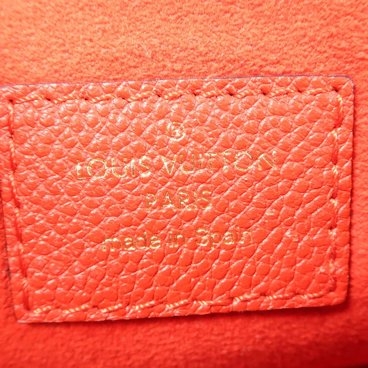 LOUIS VUITTON Saint Placide M43713 肩背包 塗層帆布 棕色 / 紅色 / Marron/Red 塗層帆布 中古品A - 縮圖 6