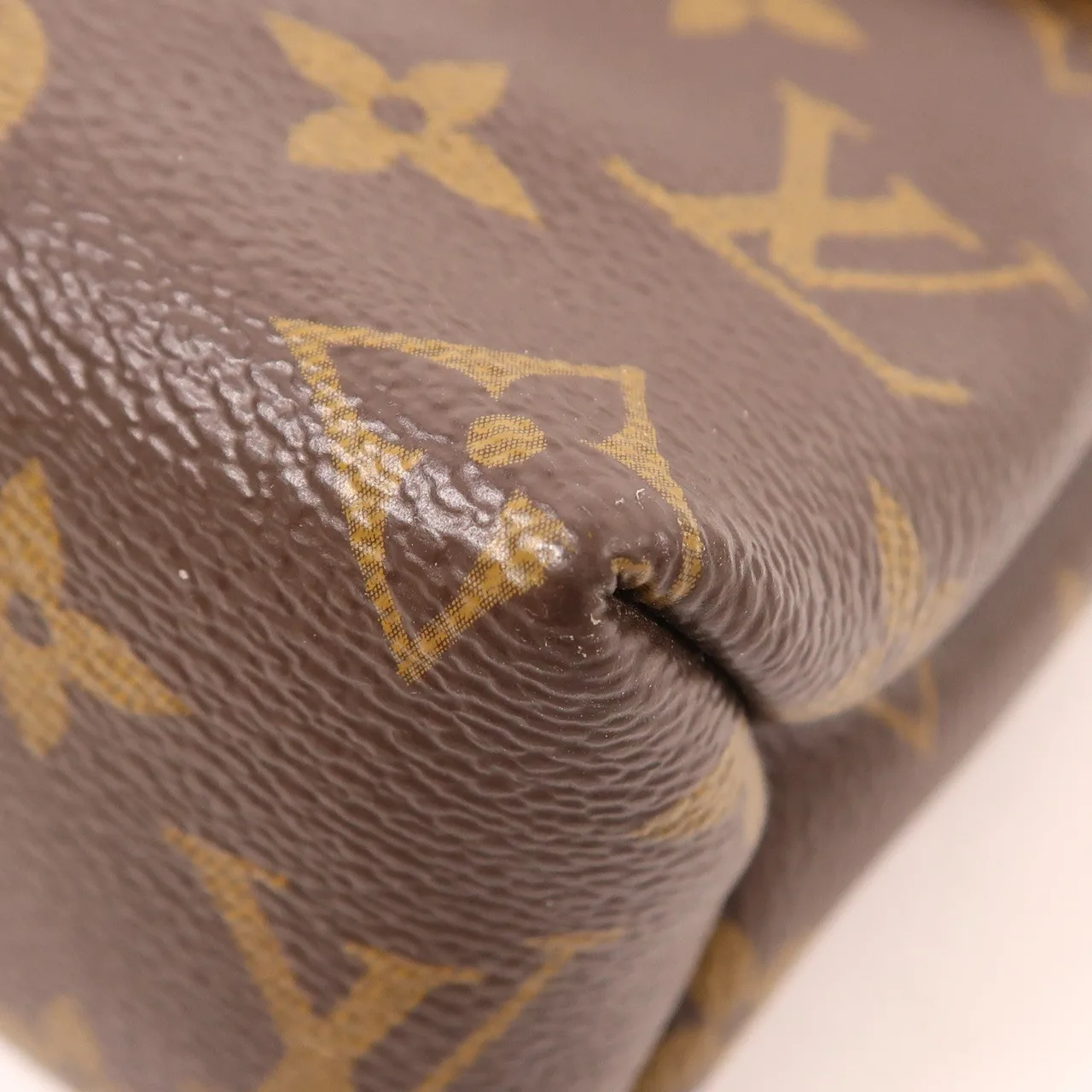 LOUIS VUITTON Saint Placide M43713 肩背包 塗層帆布 棕色 / 紅色 / Marron/Red 塗層帆布 中古品A - 縮圖 9