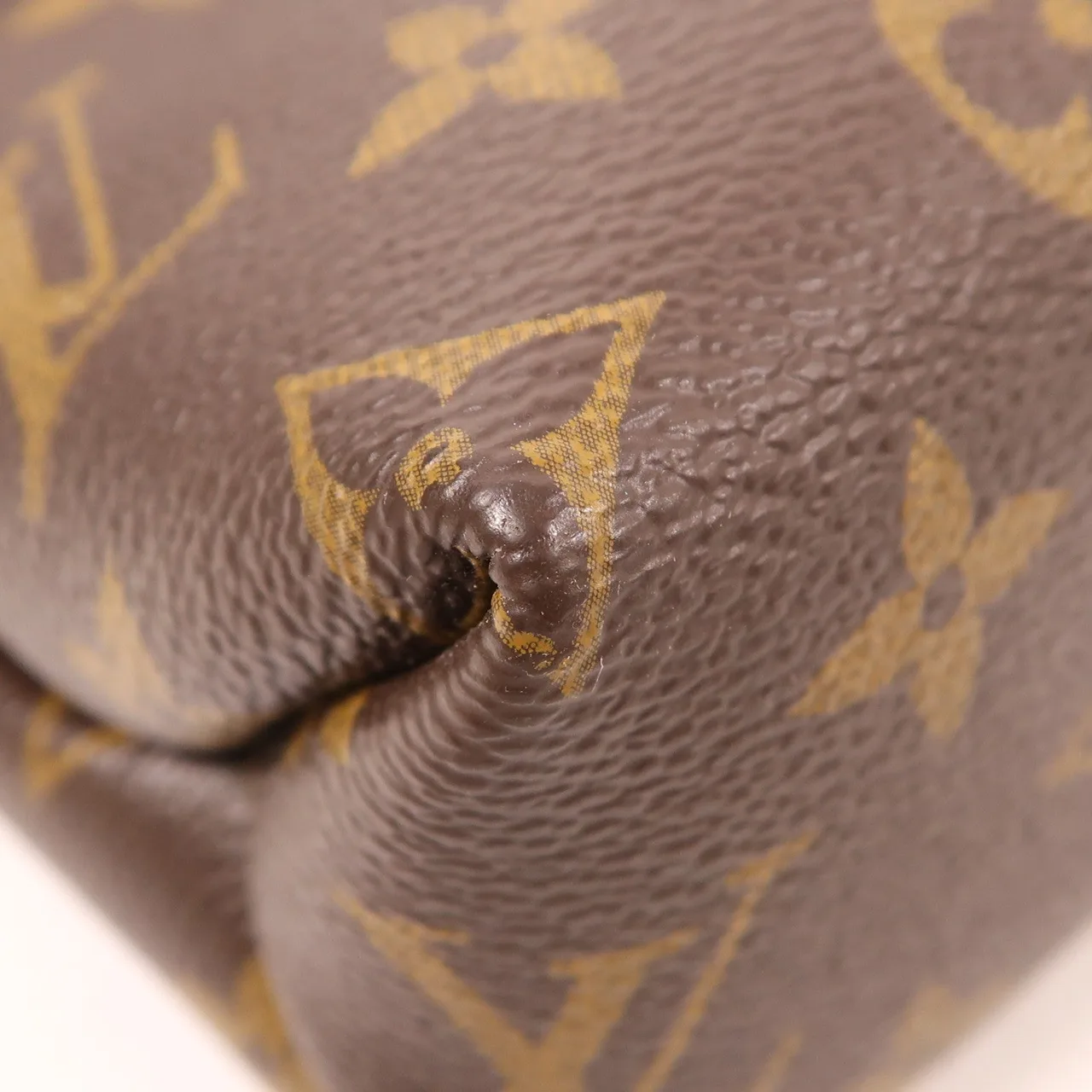 LOUIS VUITTON Saint Placide M43713 肩背包 塗層帆布 棕色 / 紅色 / Marron/Red 塗層帆布 中古品A - 縮圖 10