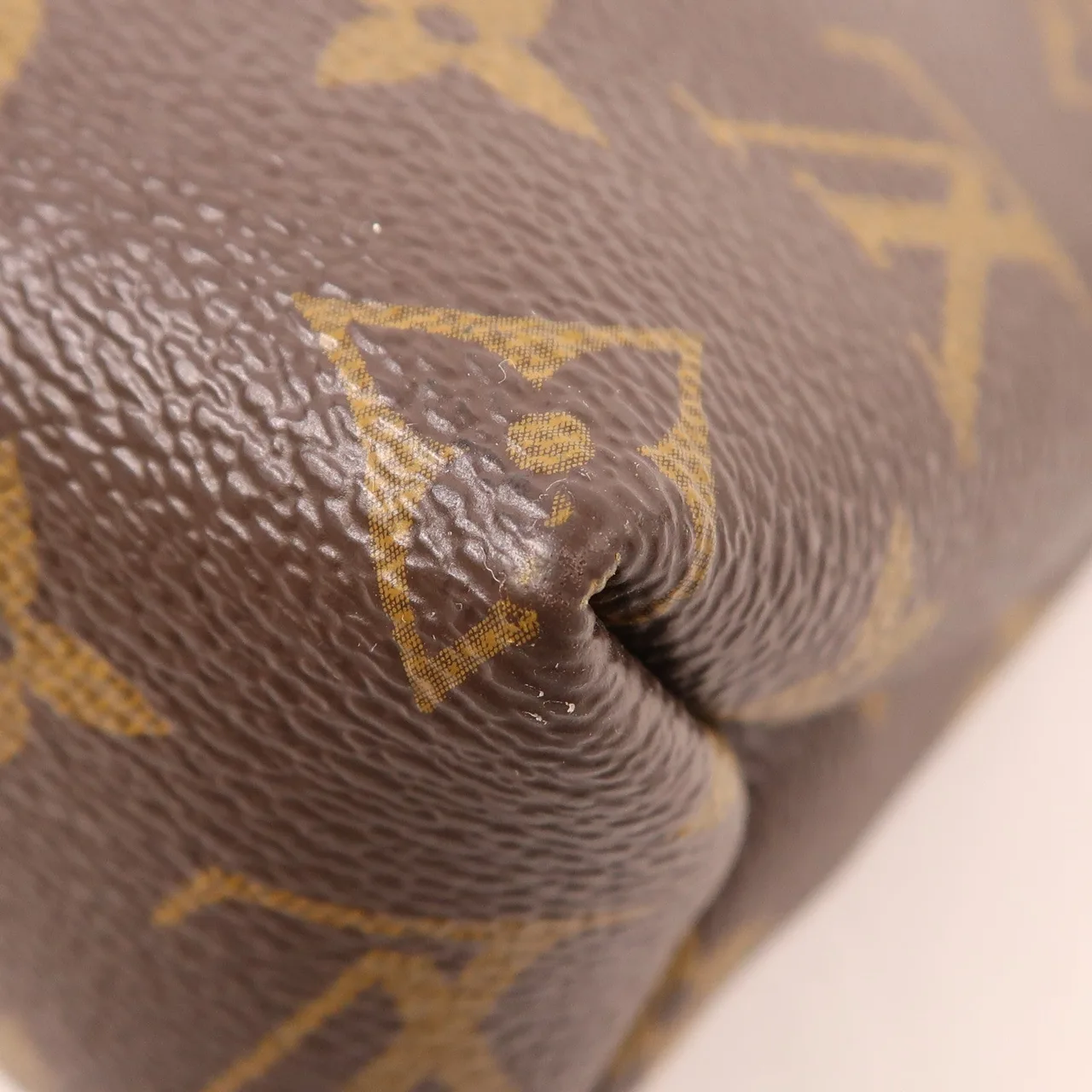 LOUIS VUITTON Saint Placide M43713 肩背包 塗層帆布 棕色 / 紅色 / Marron/Red 塗層帆布 中古品A - 縮圖 11