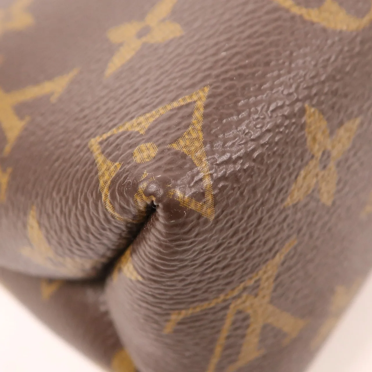 LOUIS VUITTON Saint Placide M43713 肩背包 塗層帆布 棕色 / 紅色 / Marron/Red 塗層帆布 中古品A - 縮圖 12