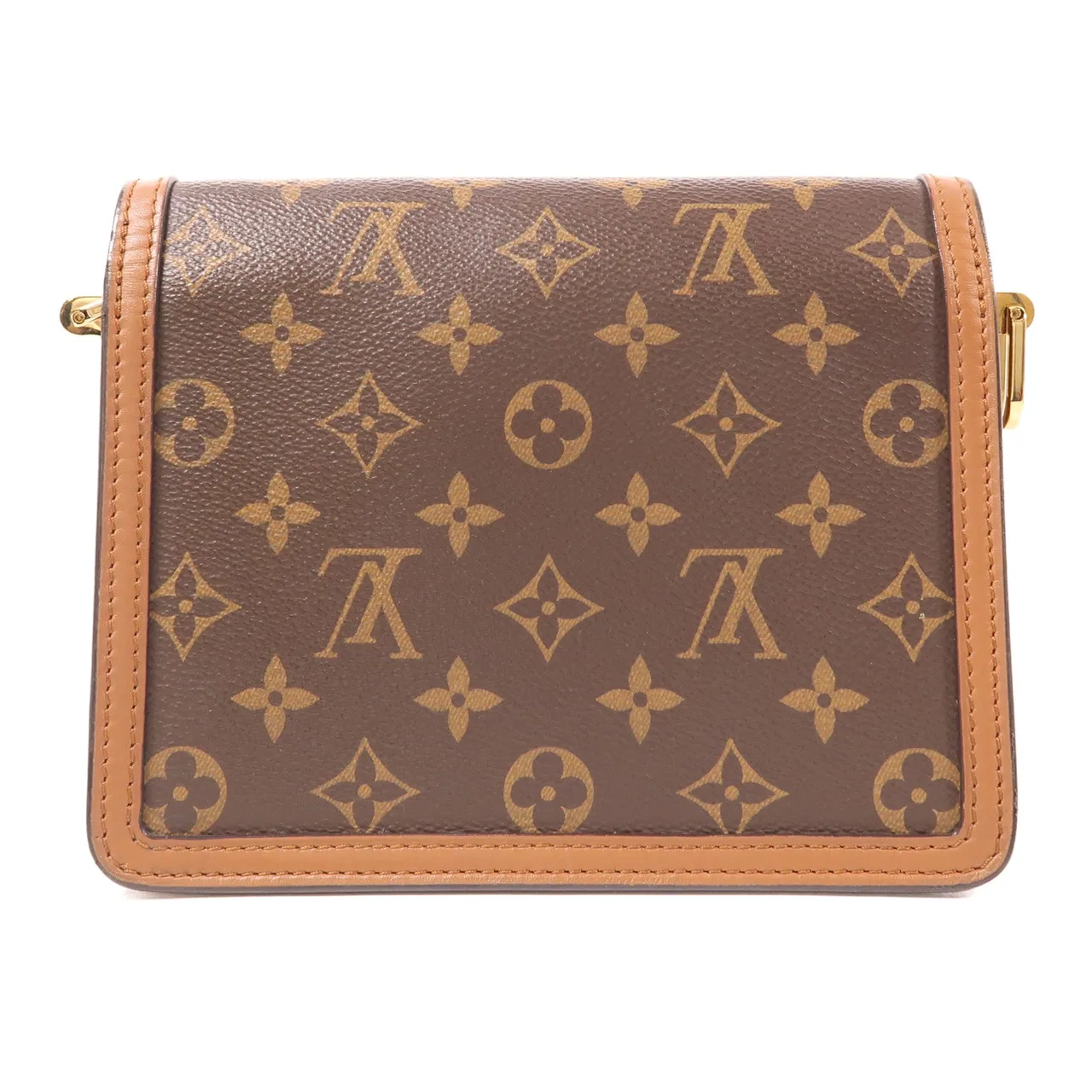 LOUIS VUITTON Mini Dauphine M45959 肩背包 塗層帆布 棕色 / Brown 塗層帆布 中古品B - 縮圖 2