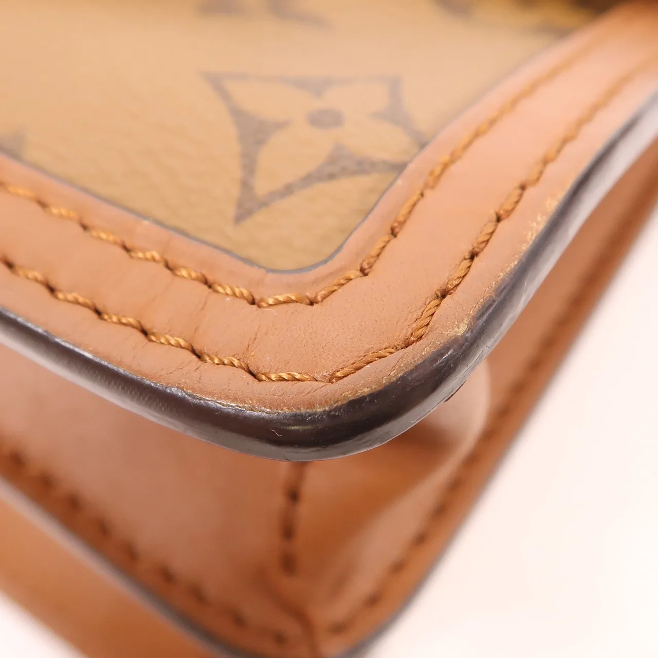 LOUIS VUITTON Mini Dauphine M45959 肩背包 塗層帆布 棕色 / Brown 塗層帆布 中古品B - 縮圖 9