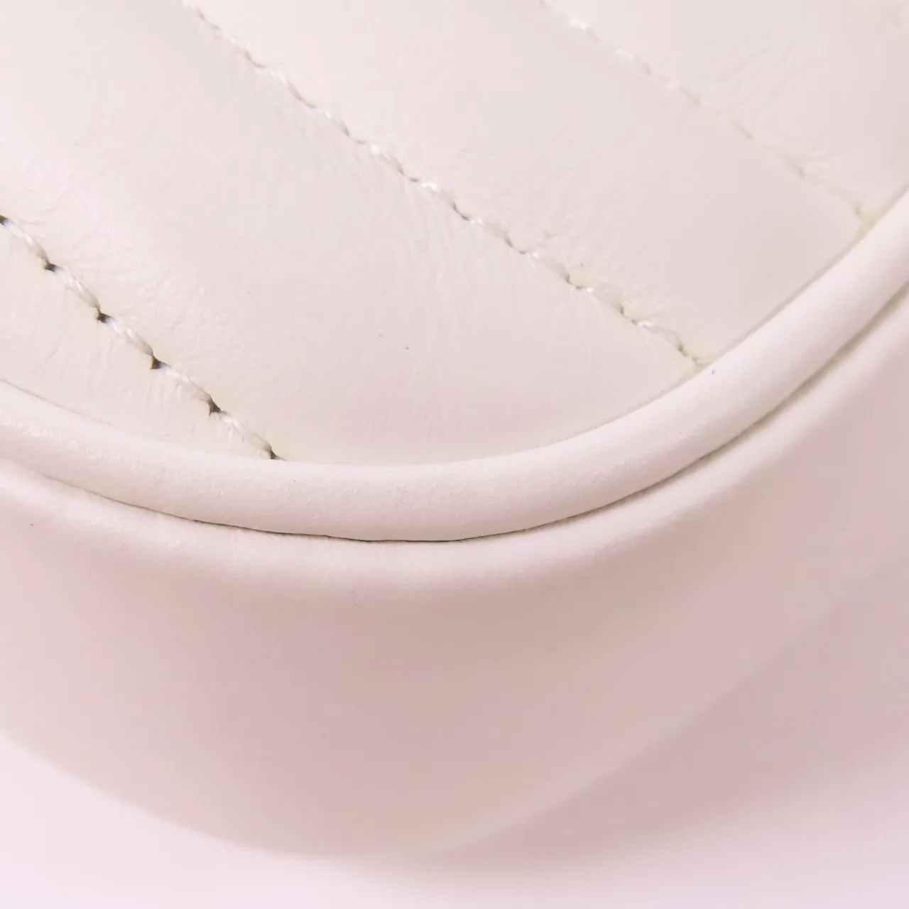 LOUIS VUITTON Multi Pochette M56466 肩背包 牛皮 白色 / White 牛皮 中古品A - 縮圖 6