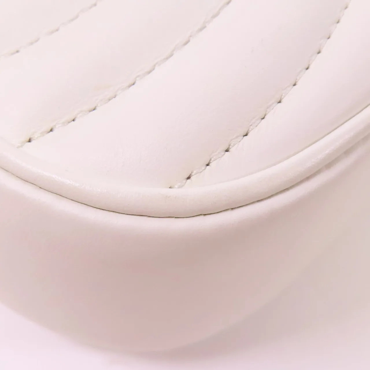 LOUIS VUITTON Multi Pochette M56466 肩背包 牛皮 白色 / White 牛皮 中古品A - 縮圖 7