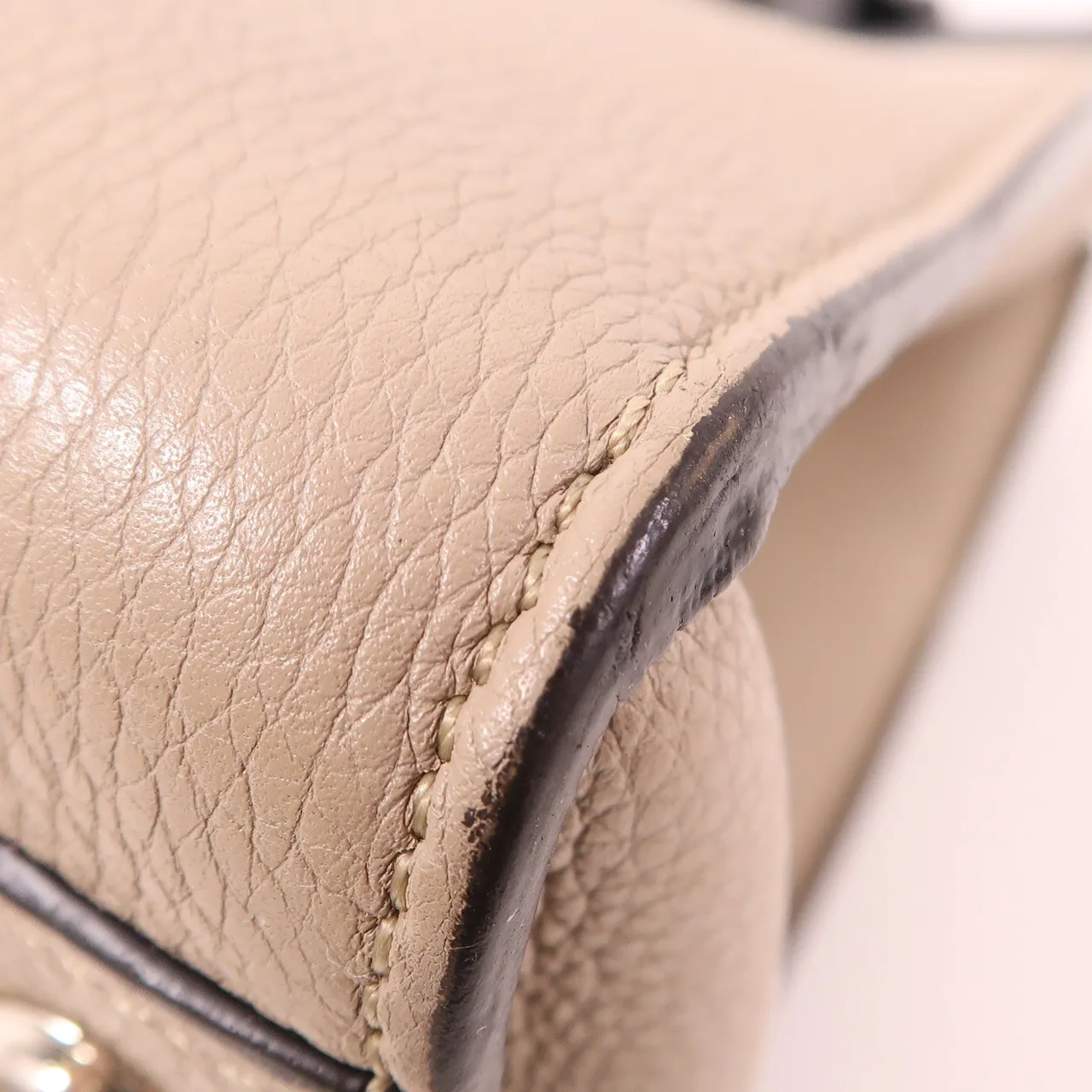 LOUIS VUITTON Steamer M54314 兩用包 牛皮 黑色 / 米色 / Black/Beige 牛皮 中古品A - 縮圖 8