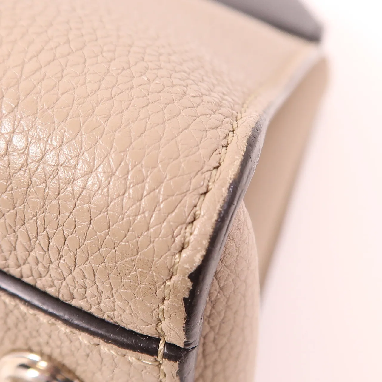 LOUIS VUITTON Steamer M54314 兩用包 牛皮 黑色 / 米色 / Black/Beige 牛皮 中古品A - 縮圖 10