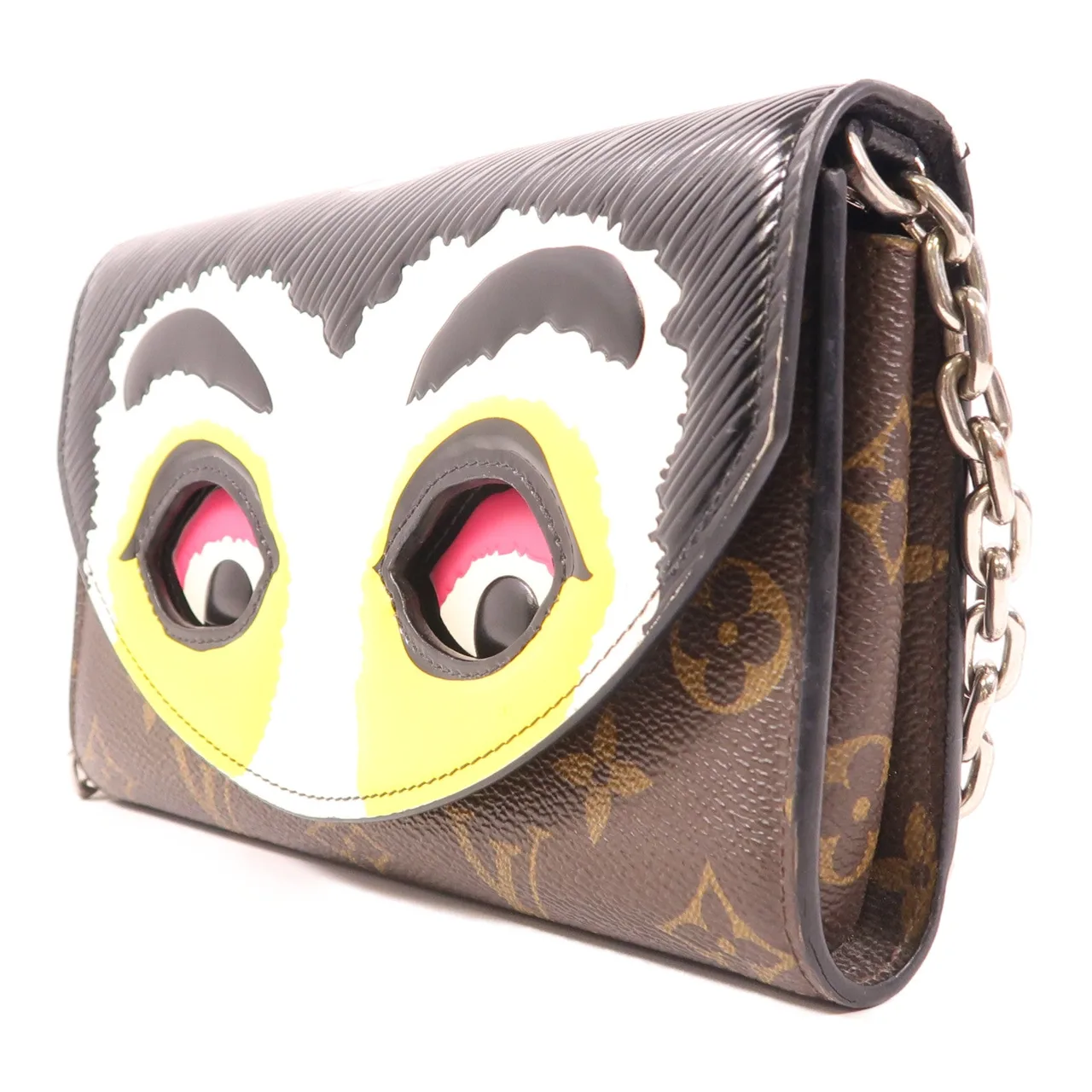 LOUIS VUITTON M67256 肩背包 塗層帆布 棕色 / BR/BK/WH/YL/PK 塗層帆布 中古品B - 縮圖 3