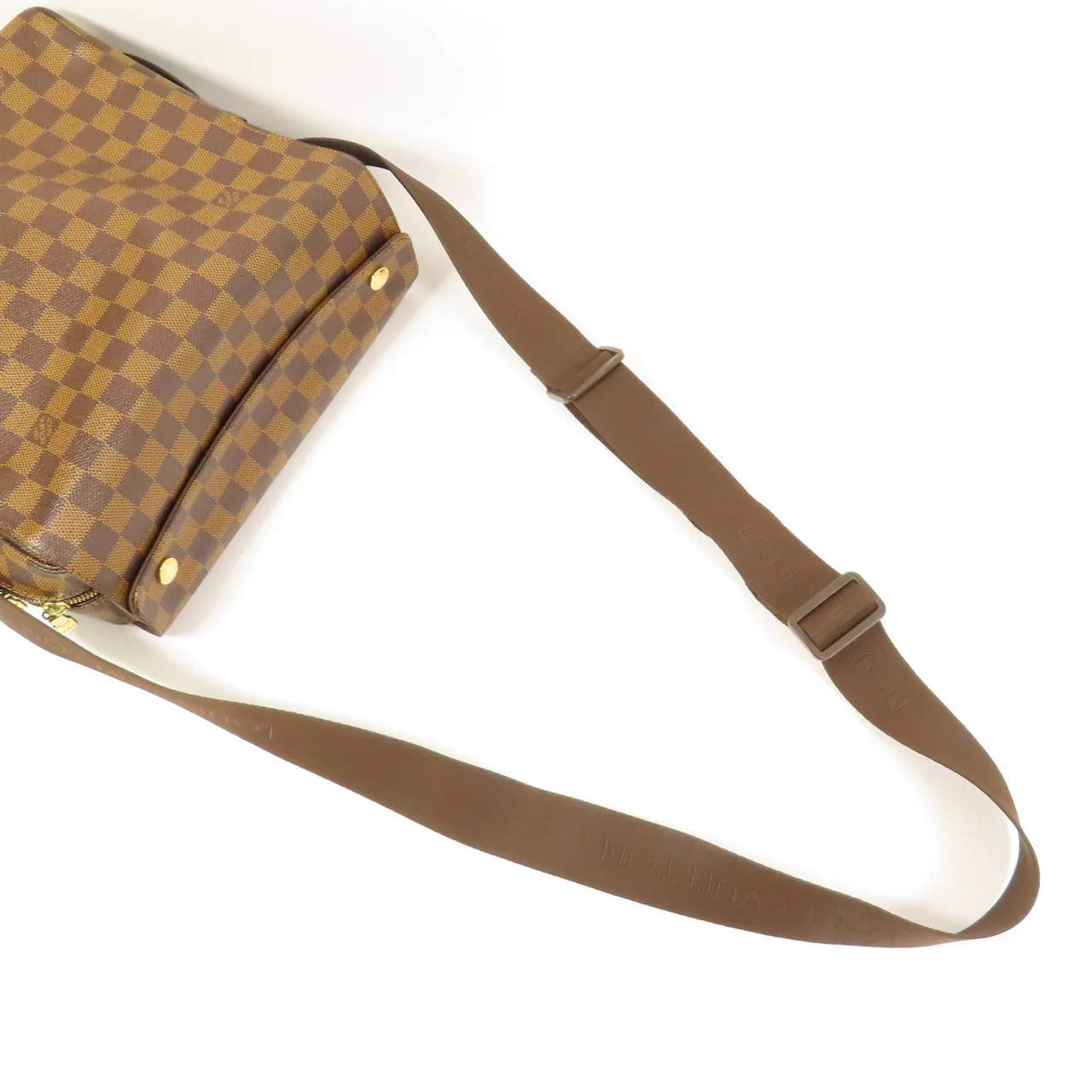 LOUIS VUITTON Naviglio N45255 肩背包 塗層帆布 棕色 / Marron 塗層帆布 中古品B - 縮圖 7