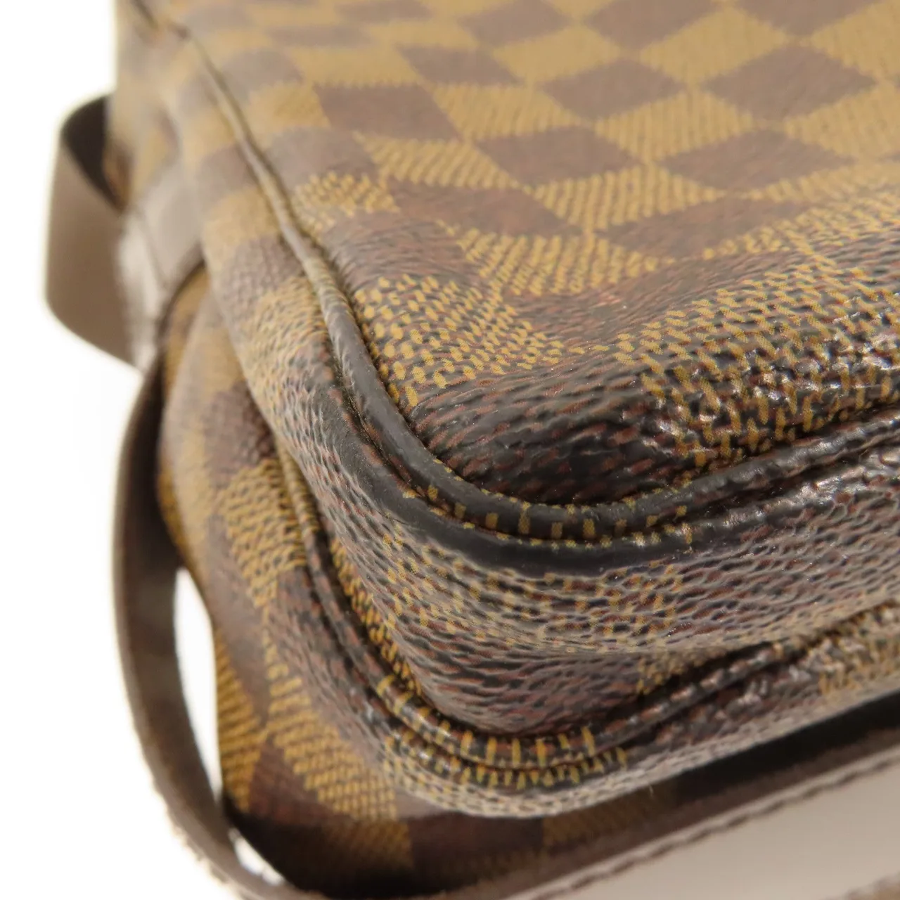 LOUIS VUITTON Naviglio N45255 肩背包 塗層帆布 棕色 / Marron 塗層帆布 中古品B - 縮圖 8