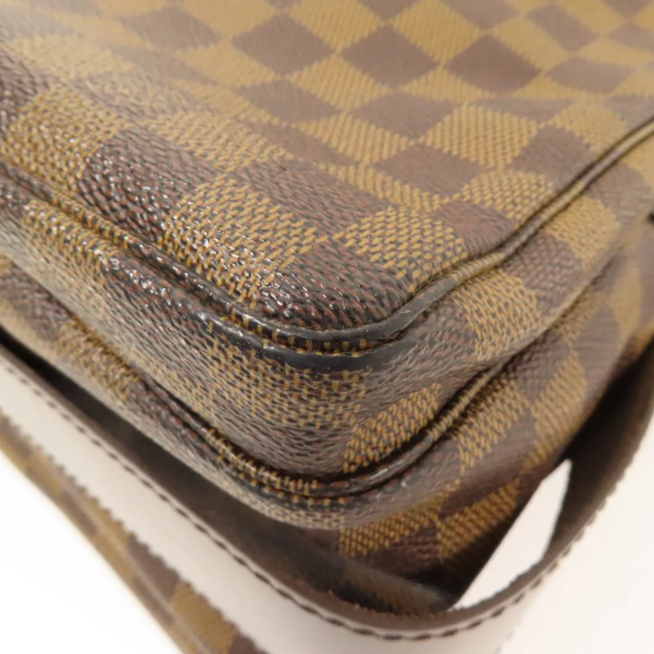 LOUIS VUITTON Naviglio N45255 肩背包 塗層帆布 棕色 / Marron 塗層帆布 中古品B - 縮圖 11