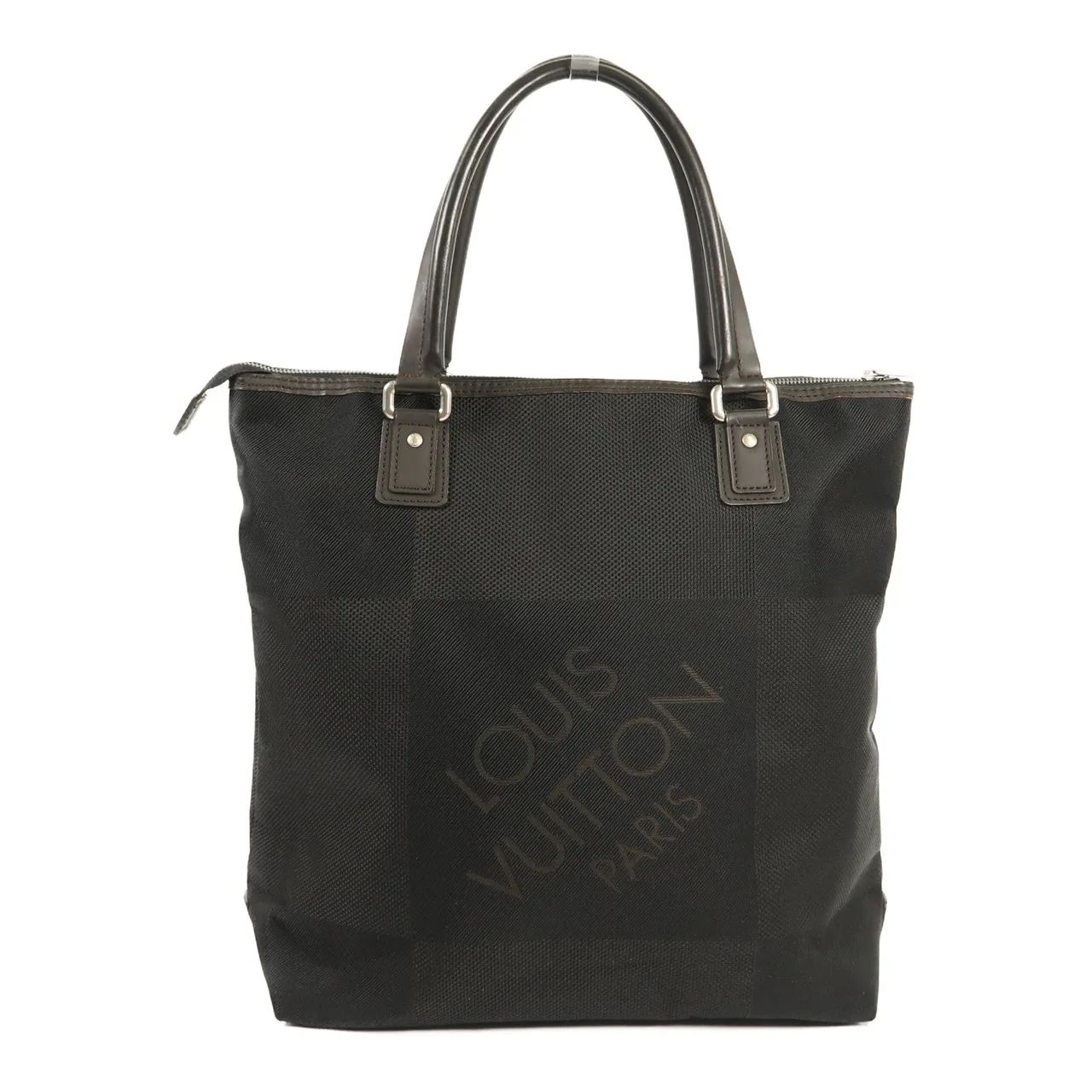 LOUIS VUITTON M93085 托特包 帆布 棕色 / Black 帆布 中古品C - 縮圖 2