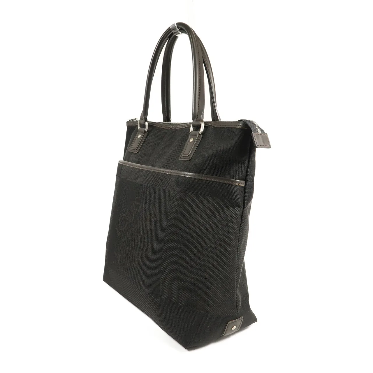 LOUIS VUITTON M93085 托特包 帆布 棕色 / Black 帆布 中古品C - 縮圖 3