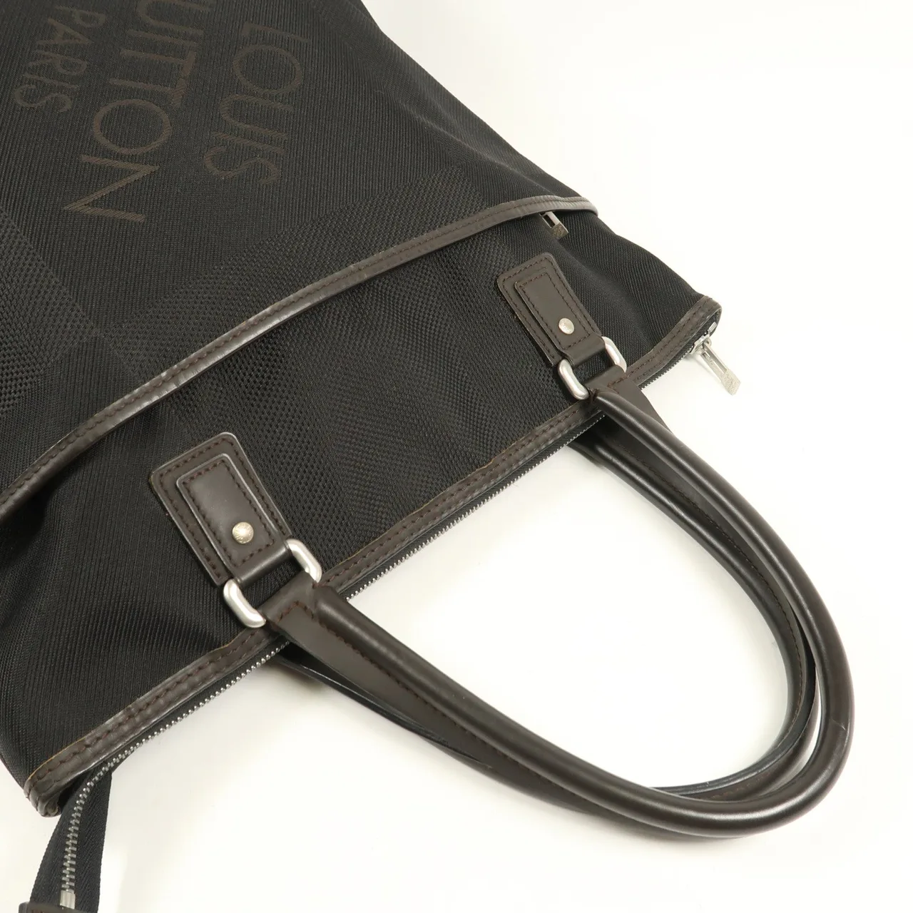 LOUIS VUITTON M93085 托特包 帆布 棕色 / Black 帆布 中古品C - 縮圖 5