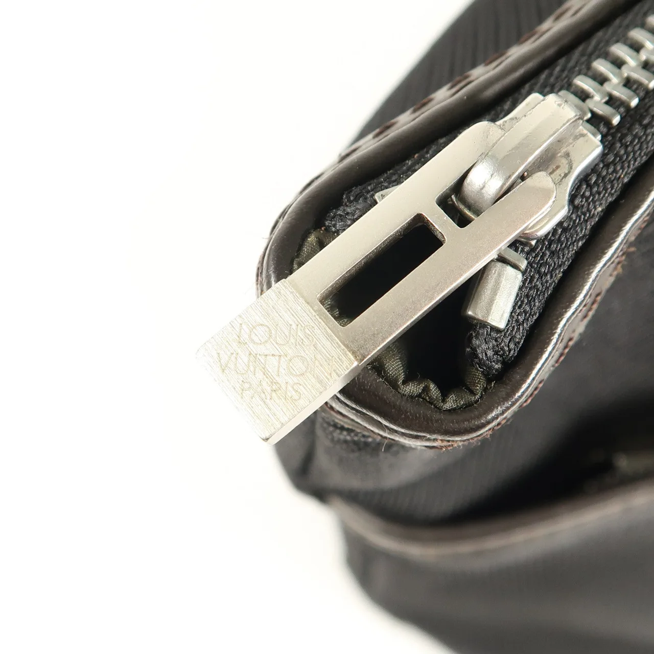 LOUIS VUITTON M93085 托特包 帆布 棕色 / Black 帆布 中古品C - 縮圖 10