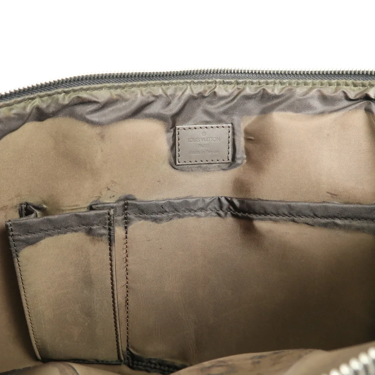 LOUIS VUITTON M93085 托特包 帆布 棕色 / Black 帆布 中古品C - 縮圖 15