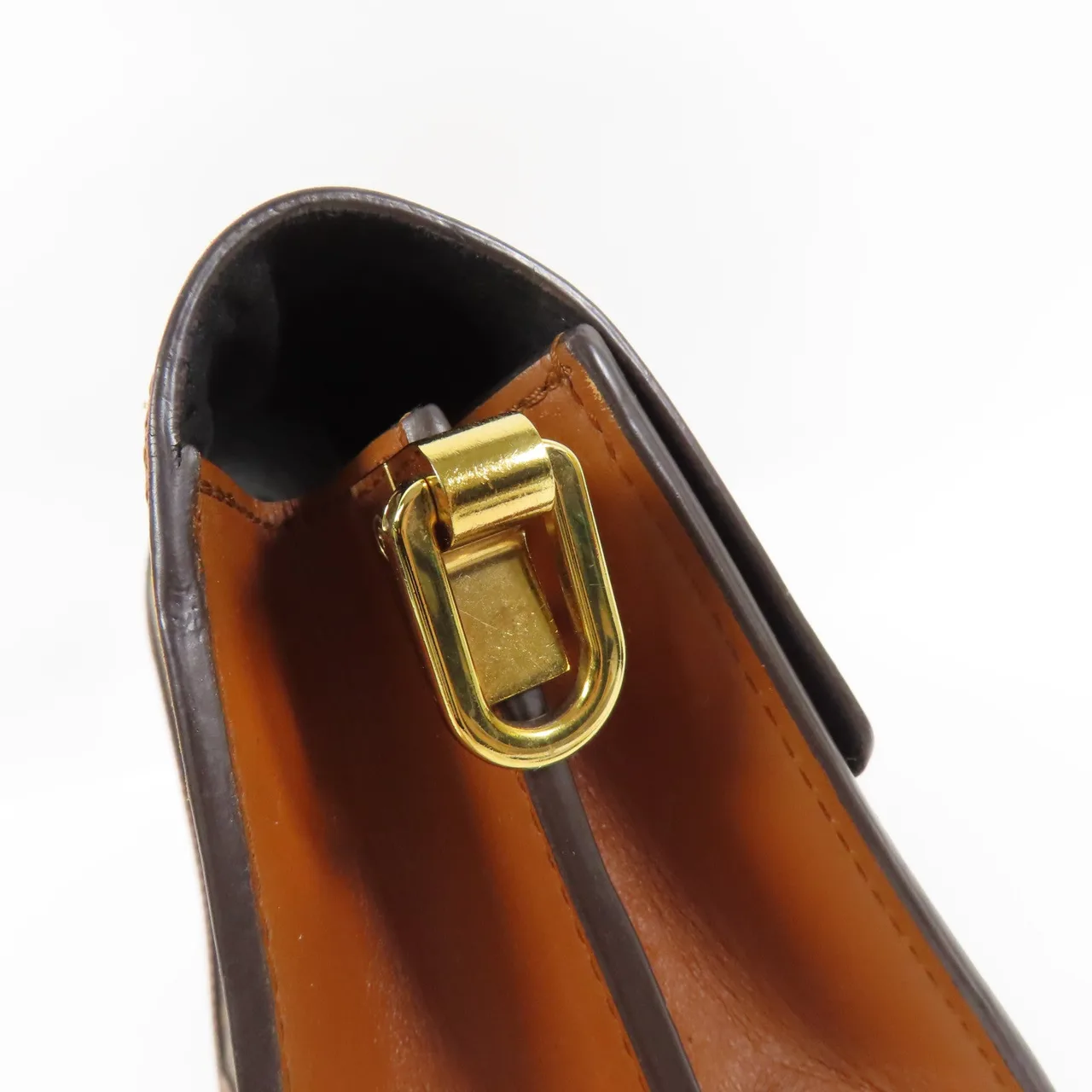 LOUIS VUITTON Mini Dauphine M44580 肩背包 塗層帆布 棕色 / Brown/Marron 塗層帆布 中古品B - 縮圖 12