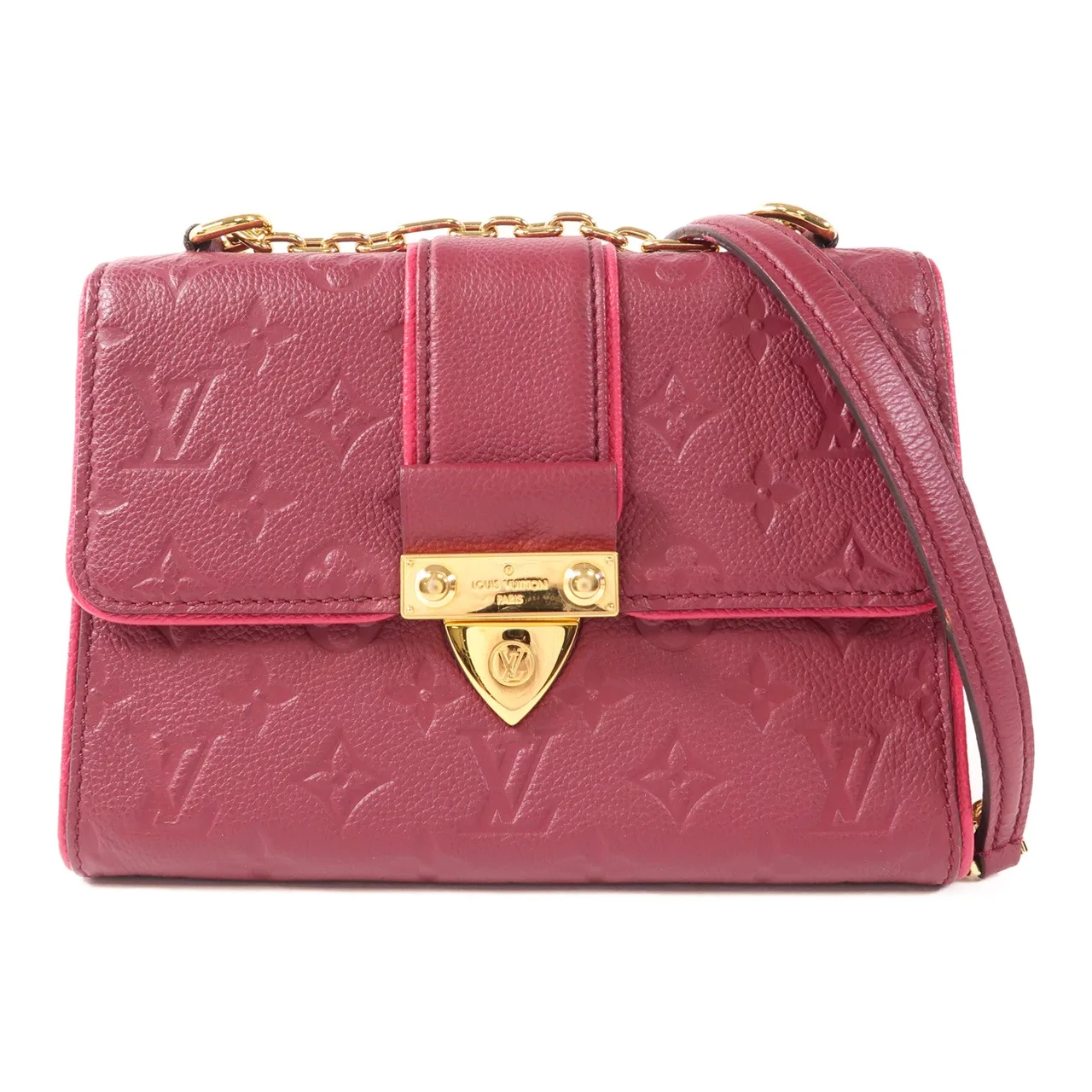 LOUIS VUITTON M44241 Shoulder Bag Calfskin 粉色 / Aurore