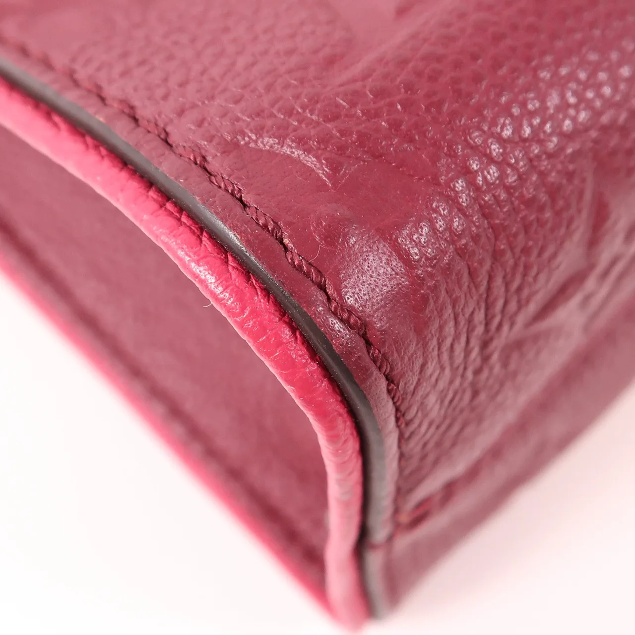 LOUIS VUITTON M44241 肩背包 牛皮 粉色 / Aurore 牛皮 中古品B - 縮圖 10