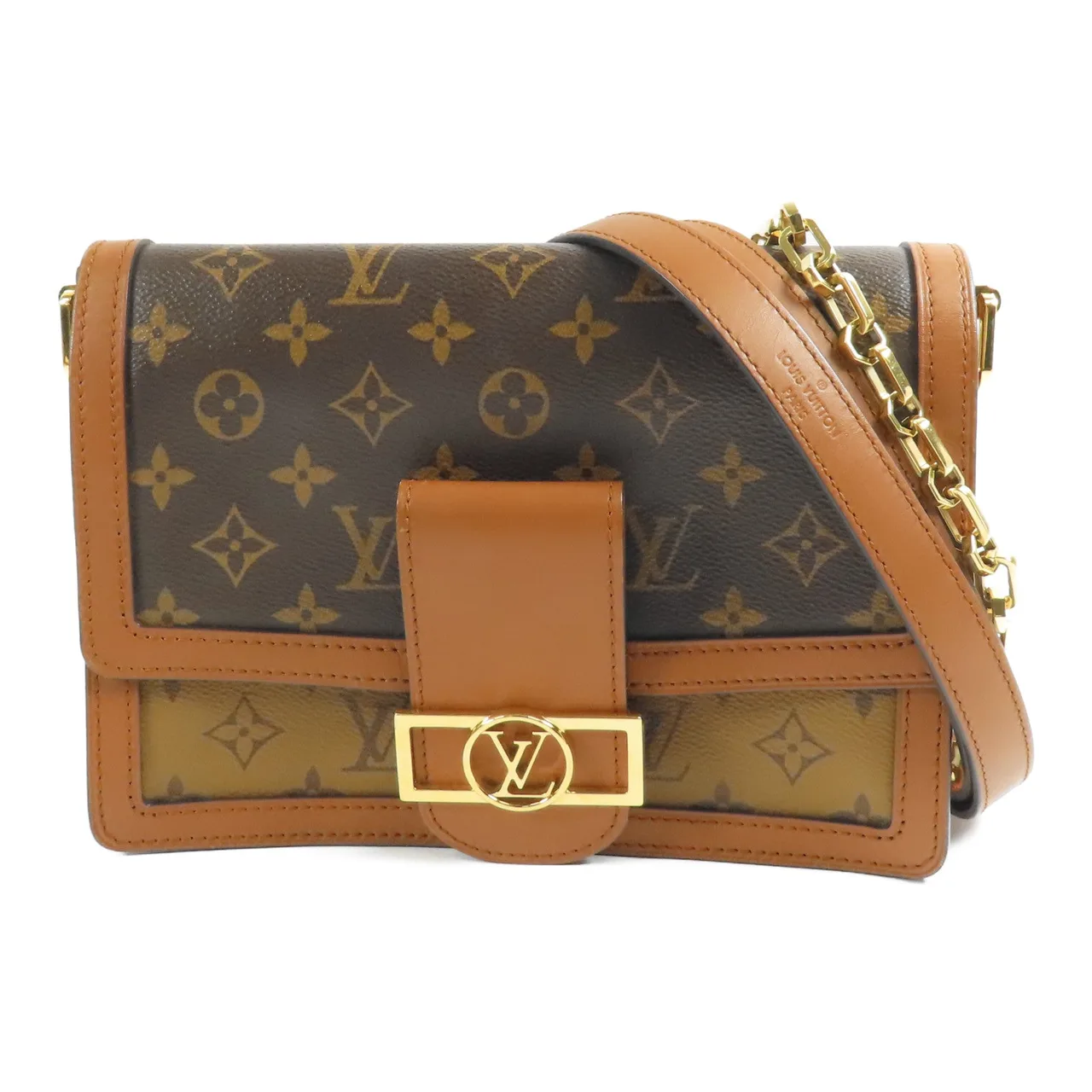 LOUIS VUITTON Dauphine M44391 2-Way Bag Coated Canvas 棕色 / Brown/Marron