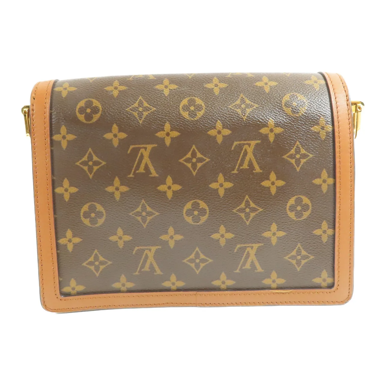 LOUIS VUITTON Dauphine M44391 兩用包 塗層帆布 棕色 / Brown/Marron 塗層帆布 中古品B - 縮圖 2