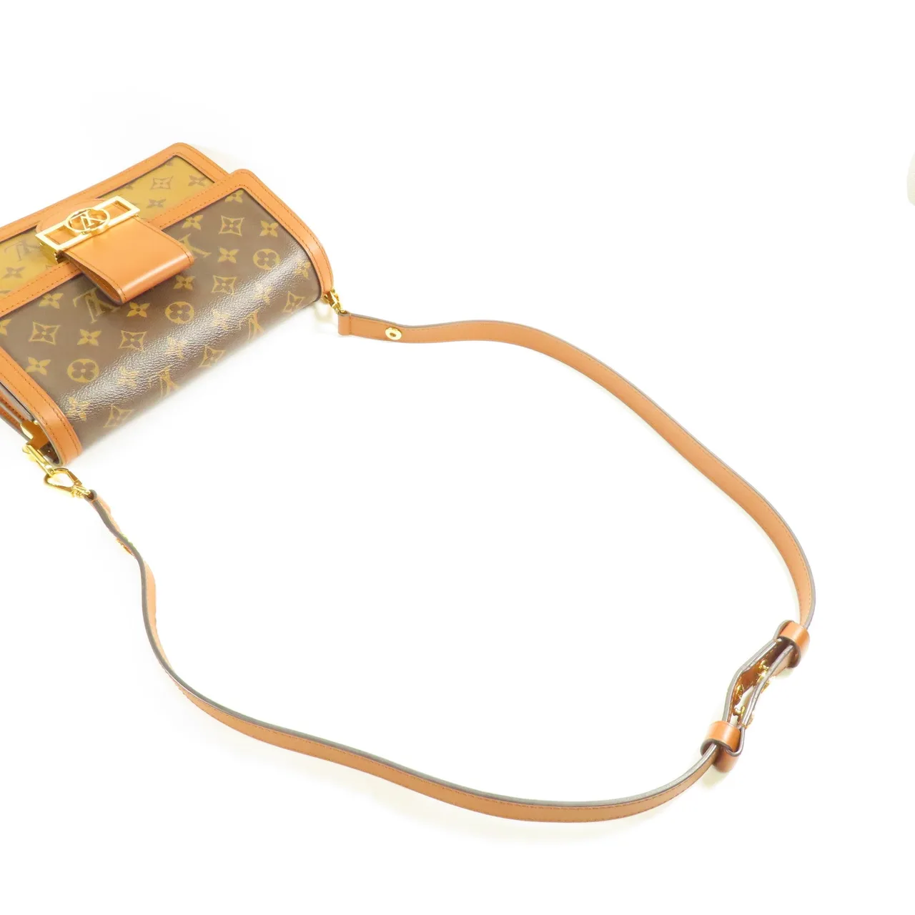 LOUIS VUITTON Dauphine M44391 兩用包 塗層帆布 棕色 / Brown/Marron 塗層帆布 中古品B - 縮圖 9