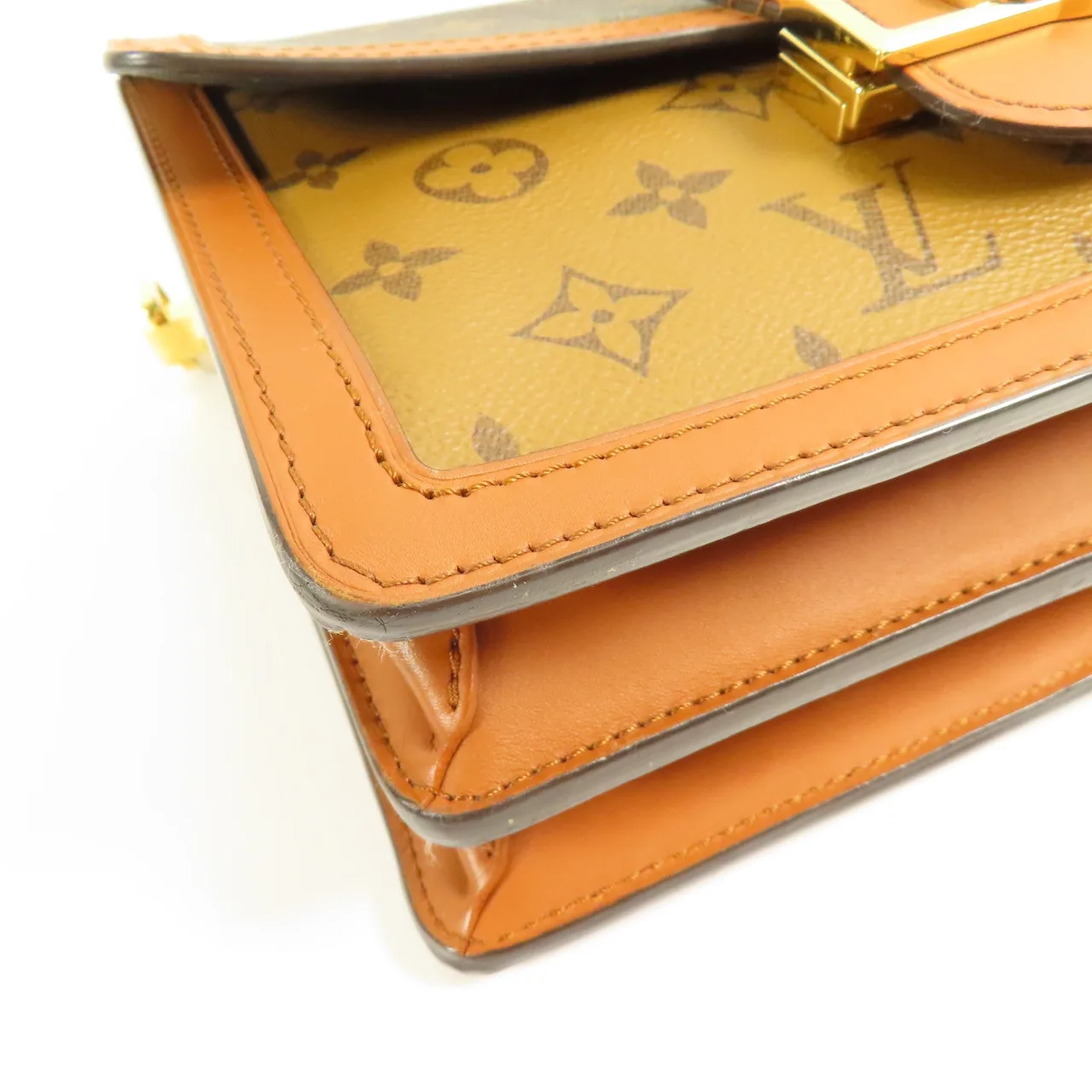 LOUIS VUITTON Dauphine M44391 兩用包 塗層帆布 棕色 / Brown/Marron 塗層帆布 中古品B - 縮圖 13