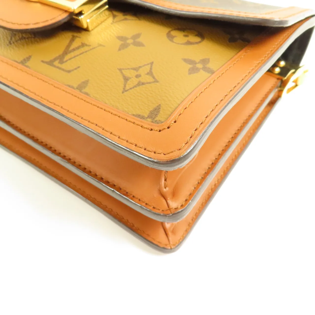 LOUIS VUITTON Dauphine M44391 兩用包 塗層帆布 棕色 / Brown/Marron 塗層帆布 中古品B - 縮圖 14