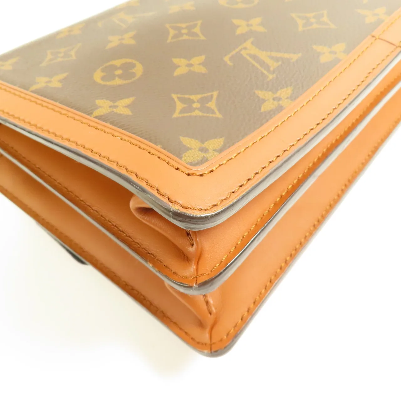 LOUIS VUITTON Dauphine M44391 兩用包 塗層帆布 棕色 / Brown/Marron 塗層帆布 中古品B - 縮圖 15