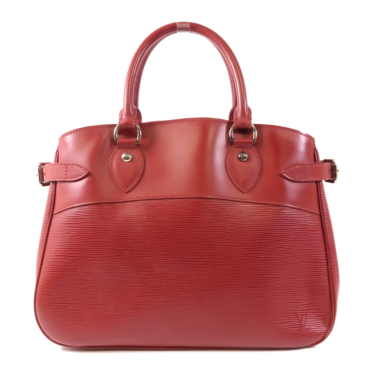 LOUIS VUITTON Passy M5926M Handbag Leather 紅色 / Ruby