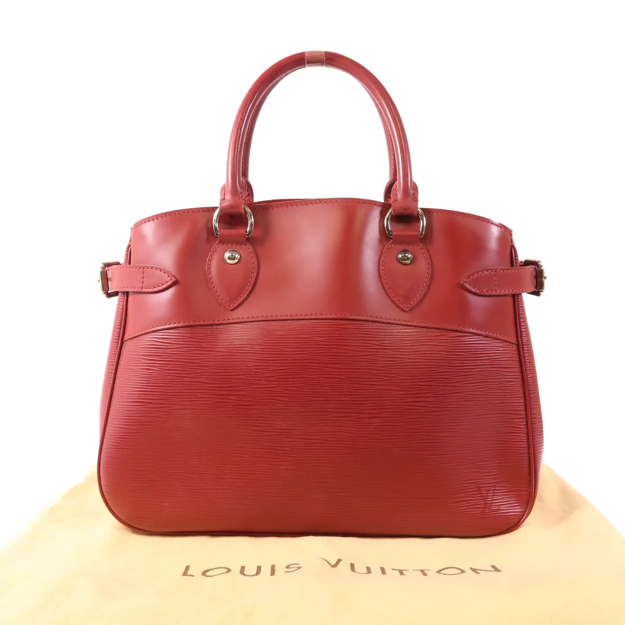 LOUIS VUITTON Passy M5926M 手提包 皮革 紅色 / Ruby 皮革 中古品B - 縮圖 9