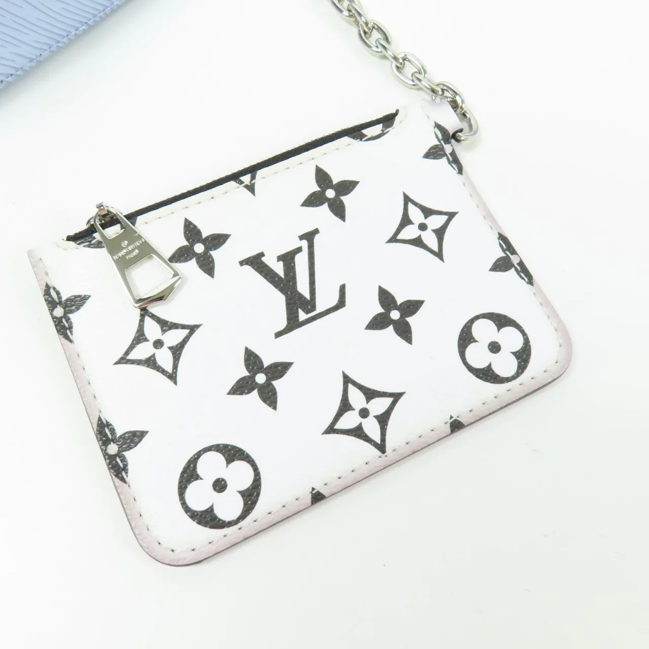 LOUIS VUITTON Marelle M59486 兩用包 牛皮 藍色 / Light Blue 牛皮 中古品A - 縮圖 14