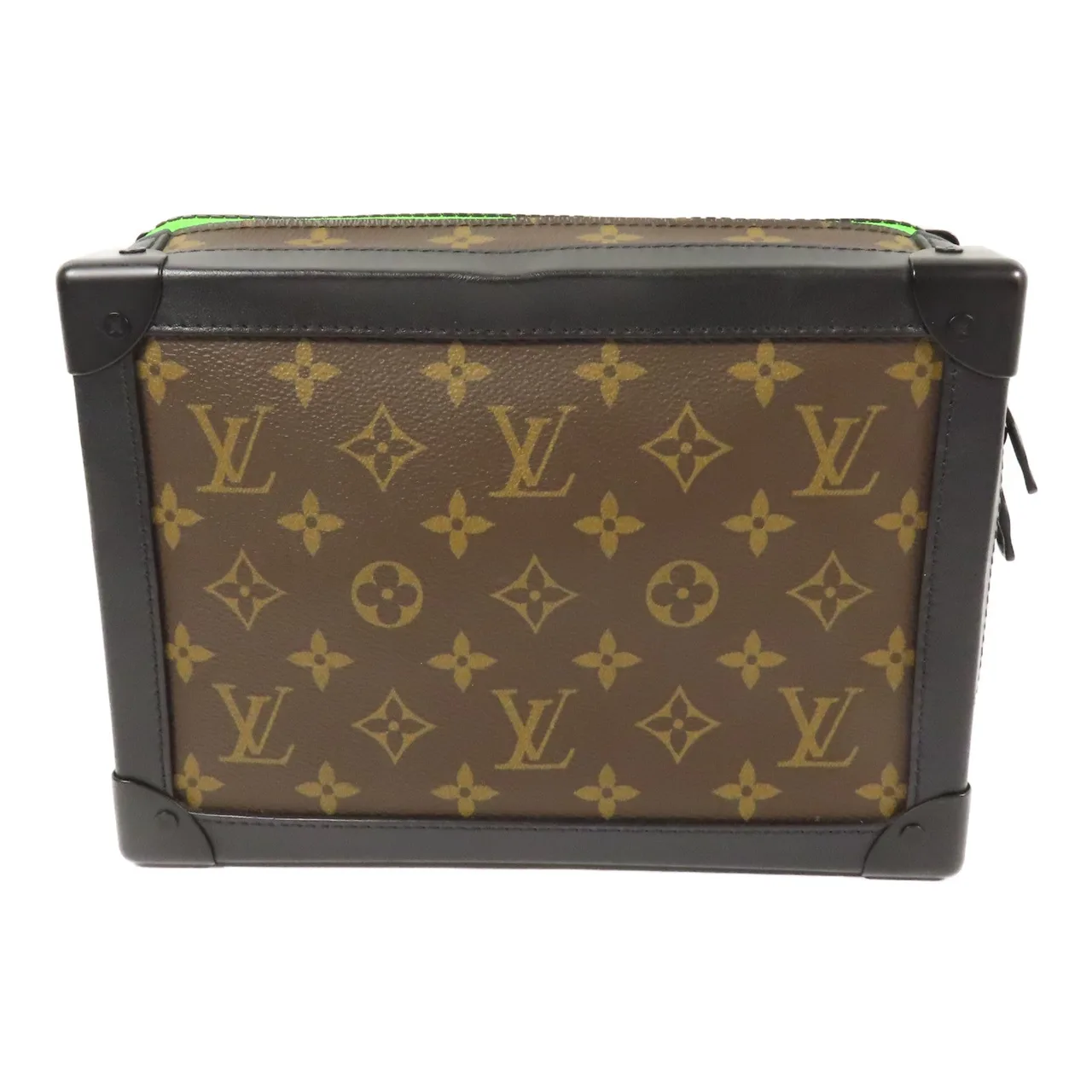 LOUIS VUITTON Soft Trunk M45619 肩背包 塗層帆布 棕色 / BK/BR/GR/BL 塗層帆布 中古品A - 縮圖 3