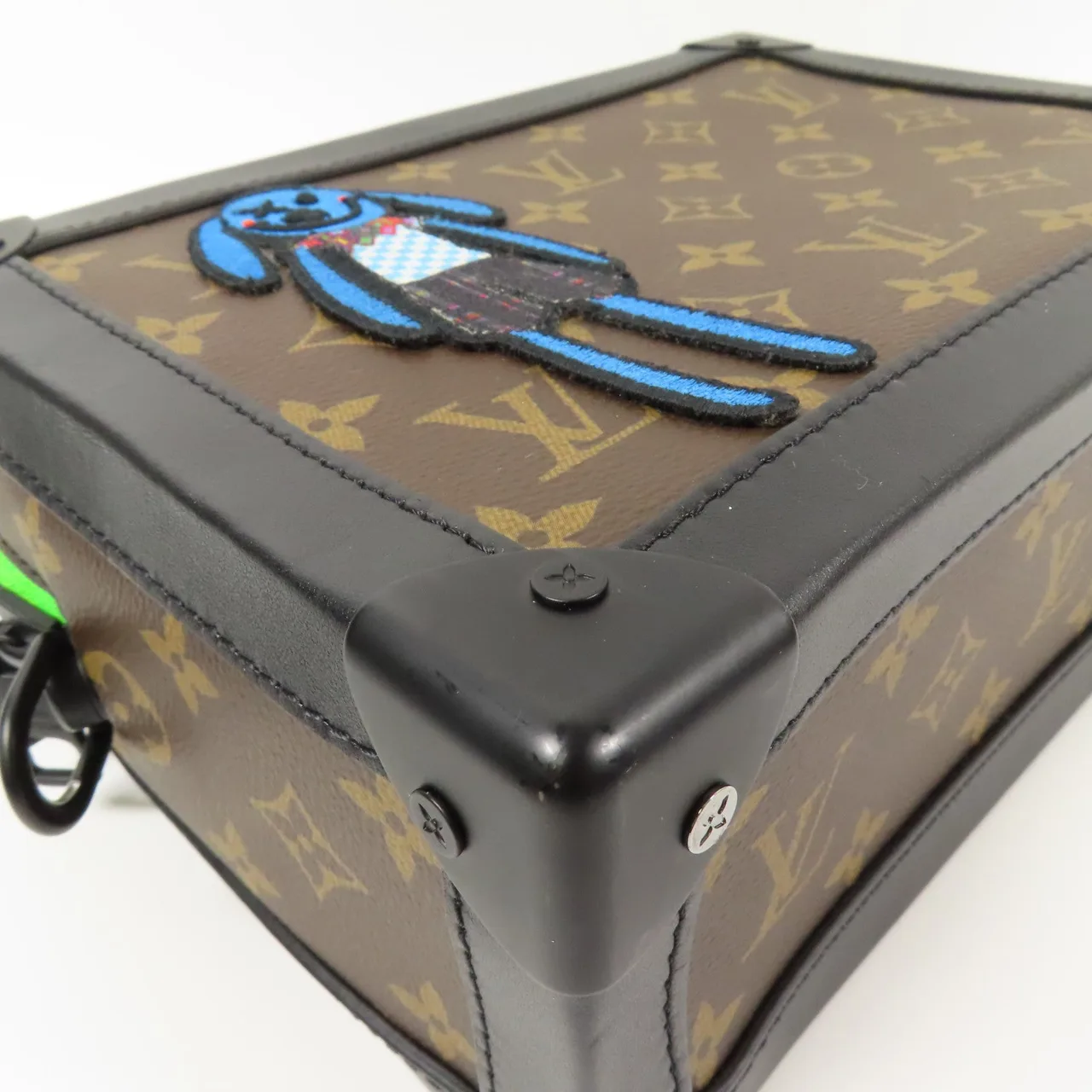 LOUIS VUITTON Soft Trunk M45619 肩背包 塗層帆布 棕色 / BK/BR/GR/BL 塗層帆布 中古品A - 縮圖 5