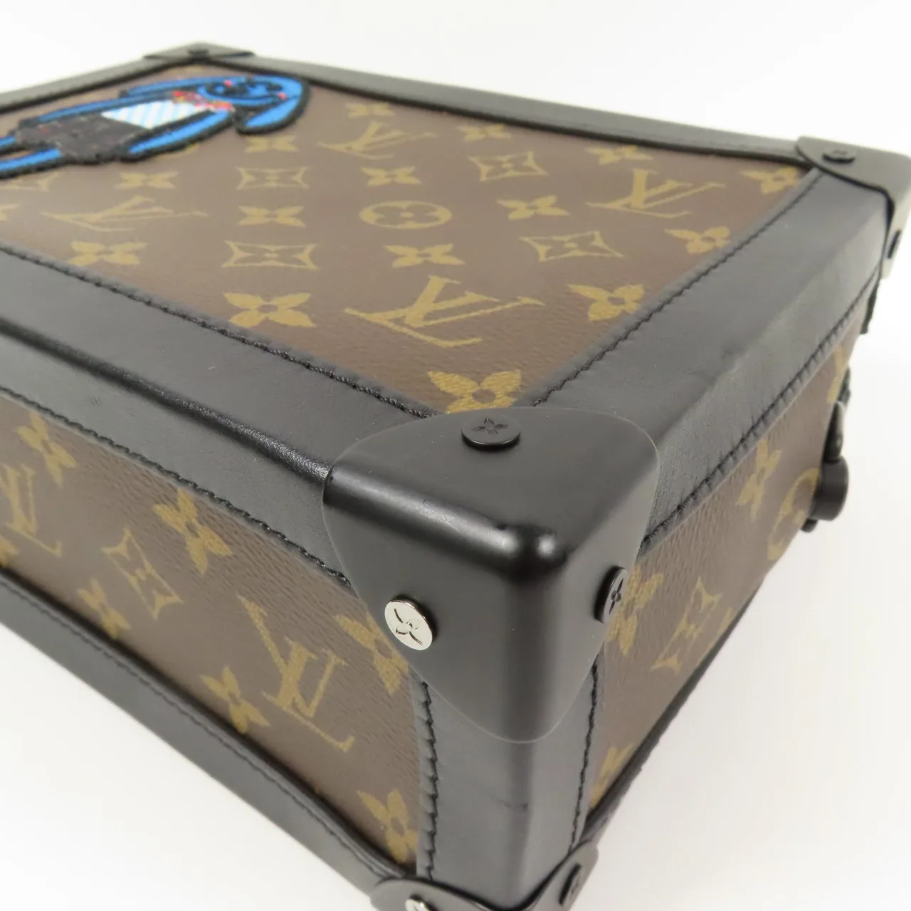 LOUIS VUITTON Soft Trunk M45619 肩背包 塗層帆布 棕色 / BK/BR/GR/BL 塗層帆布 中古品A - 縮圖 6