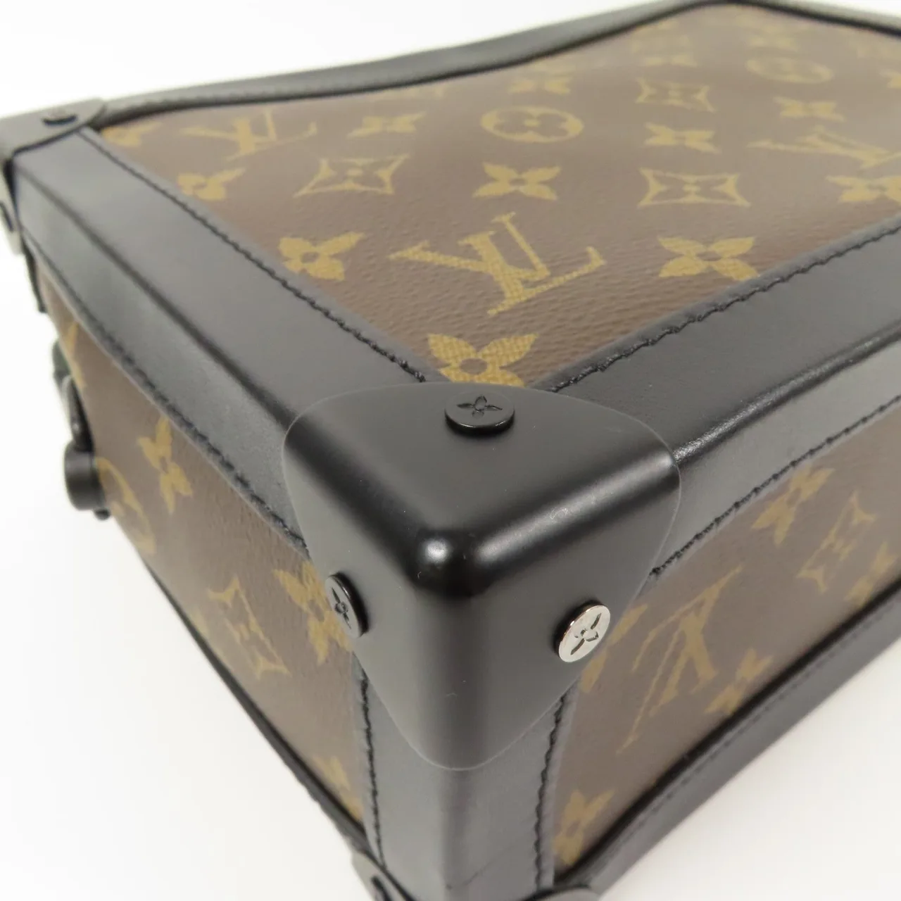 LOUIS VUITTON Soft Trunk M45619 肩背包 塗層帆布 棕色 / BK/BR/GR/BL 塗層帆布 中古品A - 縮圖 7