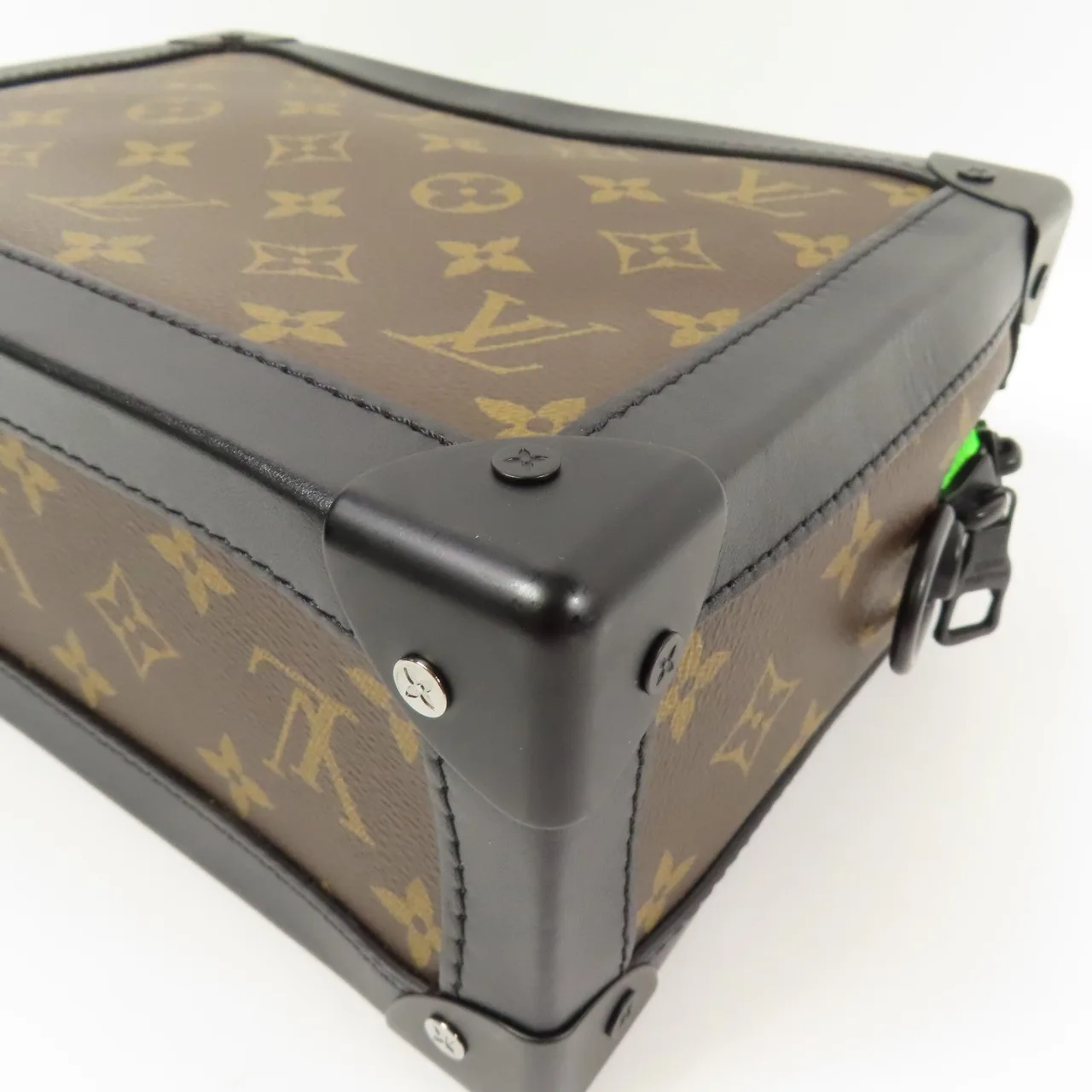 LOUIS VUITTON Soft Trunk M45619 肩背包 塗層帆布 棕色 / BK/BR/GR/BL 塗層帆布 中古品A - 縮圖 8