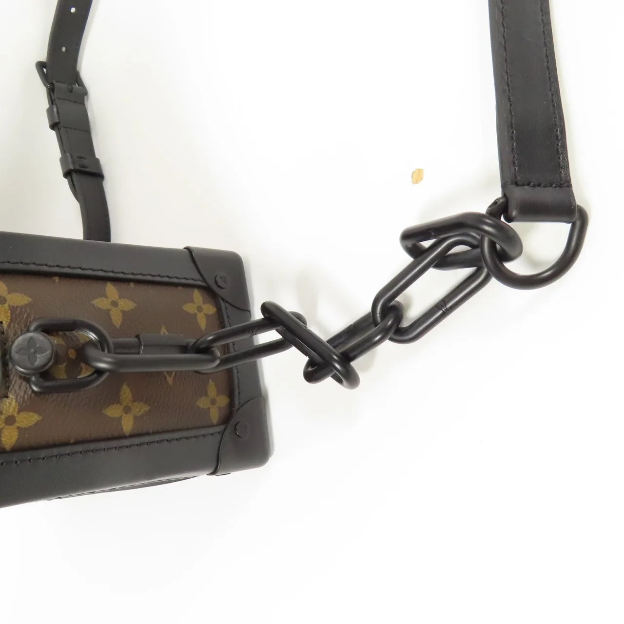 LOUIS VUITTON Soft Trunk M45619 肩背包 塗層帆布 棕色 / BK/BR/GR/BL 塗層帆布 中古品A - 縮圖 11