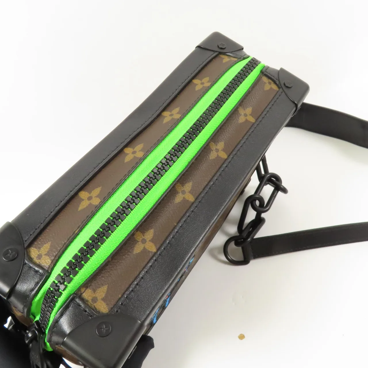 LOUIS VUITTON Soft Trunk M45619 肩背包 塗層帆布 棕色 / BK/BR/GR/BL 塗層帆布 中古品A - 縮圖 13