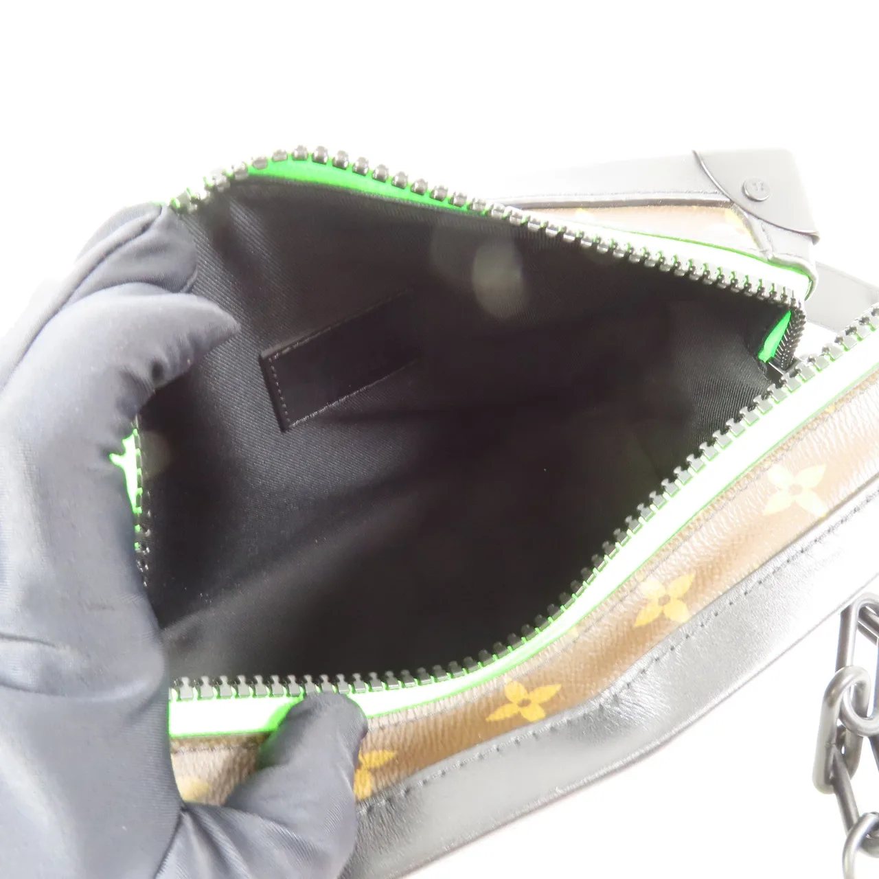 LOUIS VUITTON Soft Trunk M45619 肩背包 塗層帆布 棕色 / BK/BR/GR/BL 塗層帆布 中古品A - 縮圖 14