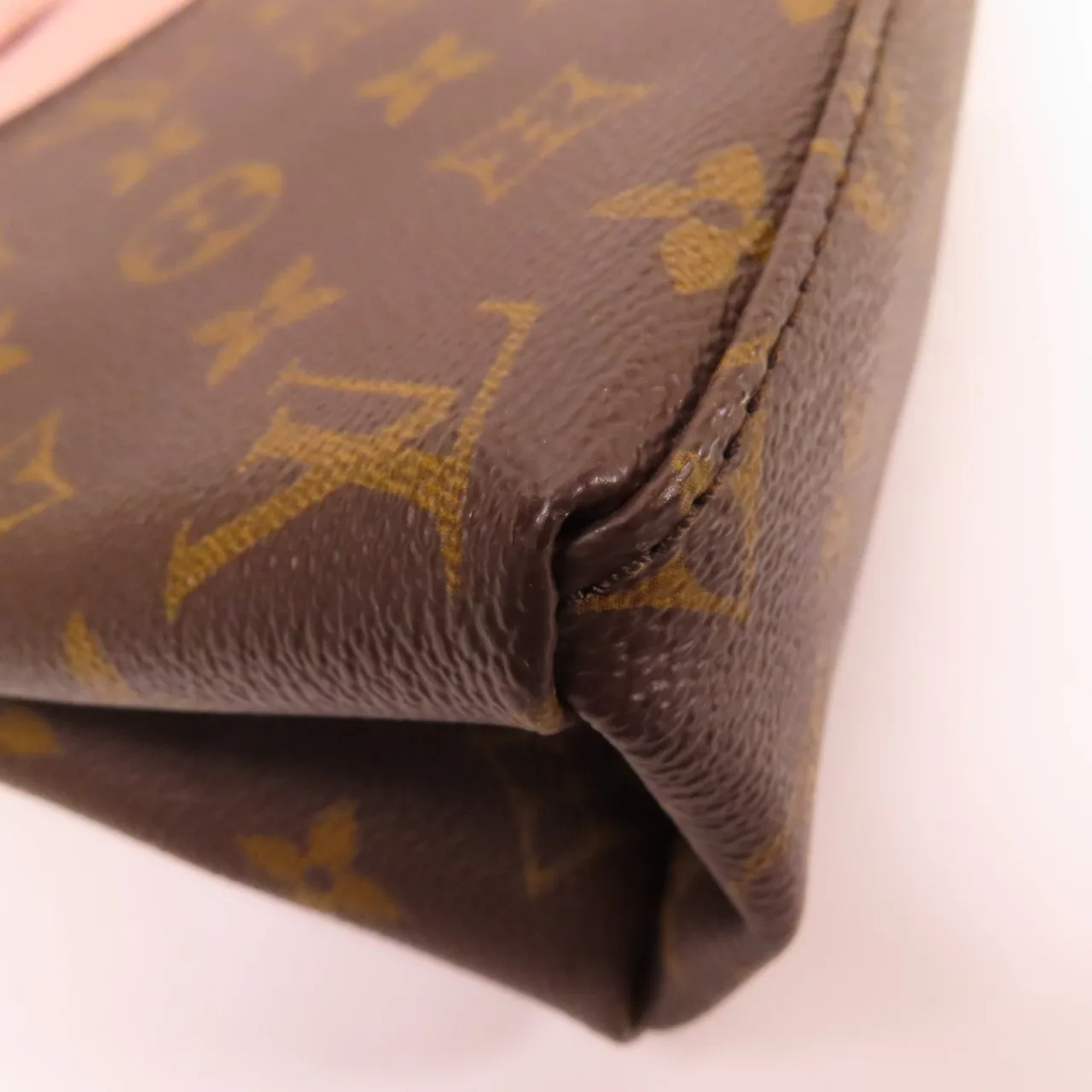 LOUIS VUITTON Saint Michel M44033 肩背包 塗層帆布 棕色 / 粉色 / Brown/Pink 塗層帆布 中古品A - 縮圖 7