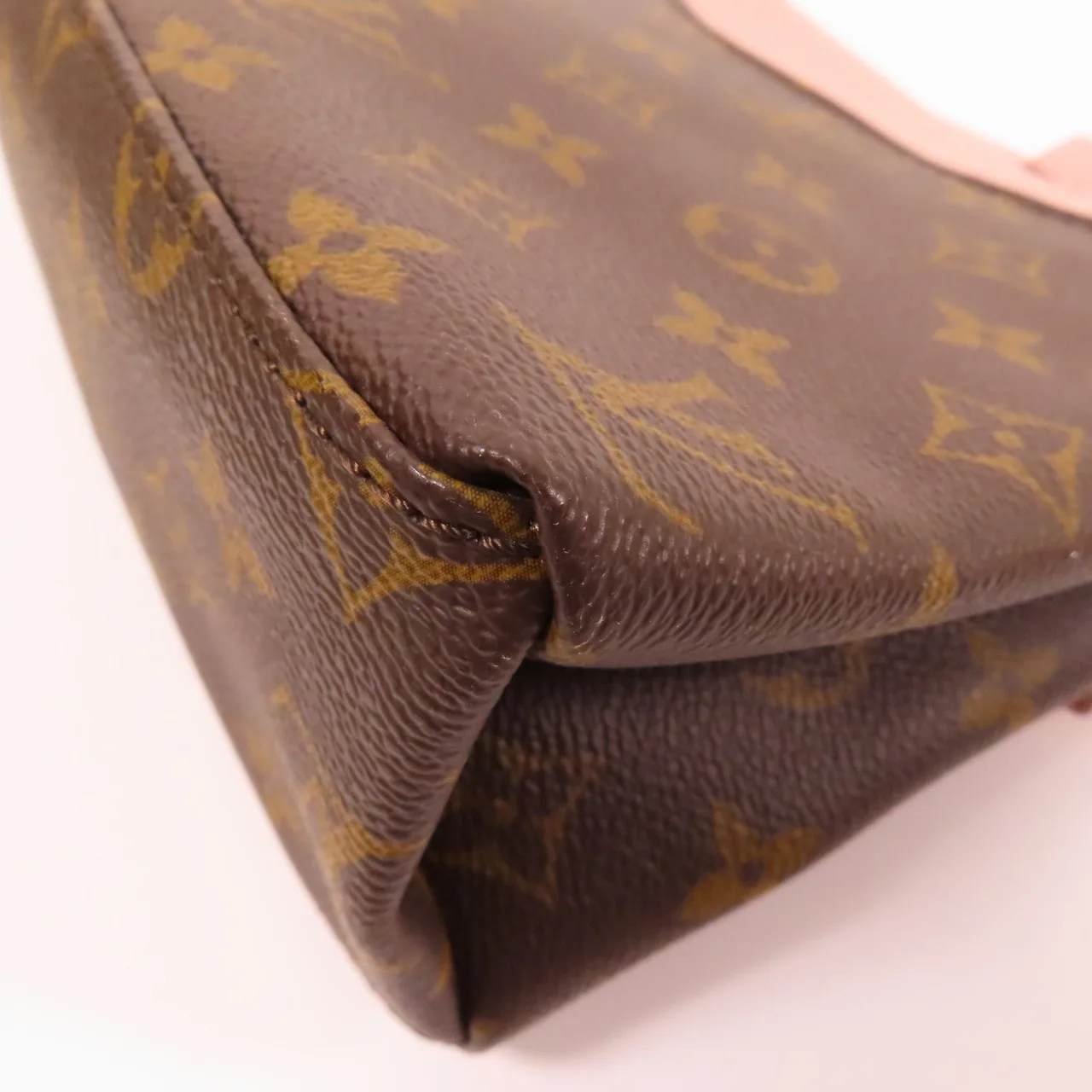 LOUIS VUITTON Saint Michel M44033 肩背包 塗層帆布 棕色 / 粉色 / Brown/Pink 塗層帆布 中古品A - 縮圖 8