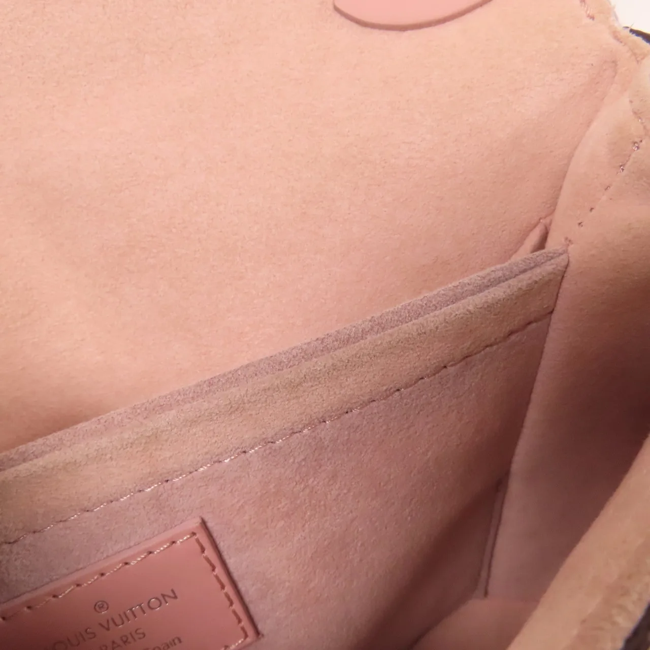 LOUIS VUITTON Saint Michel M44033 肩背包 塗層帆布 棕色 / 粉色 / Brown/Pink 塗層帆布 中古品A - 縮圖 16