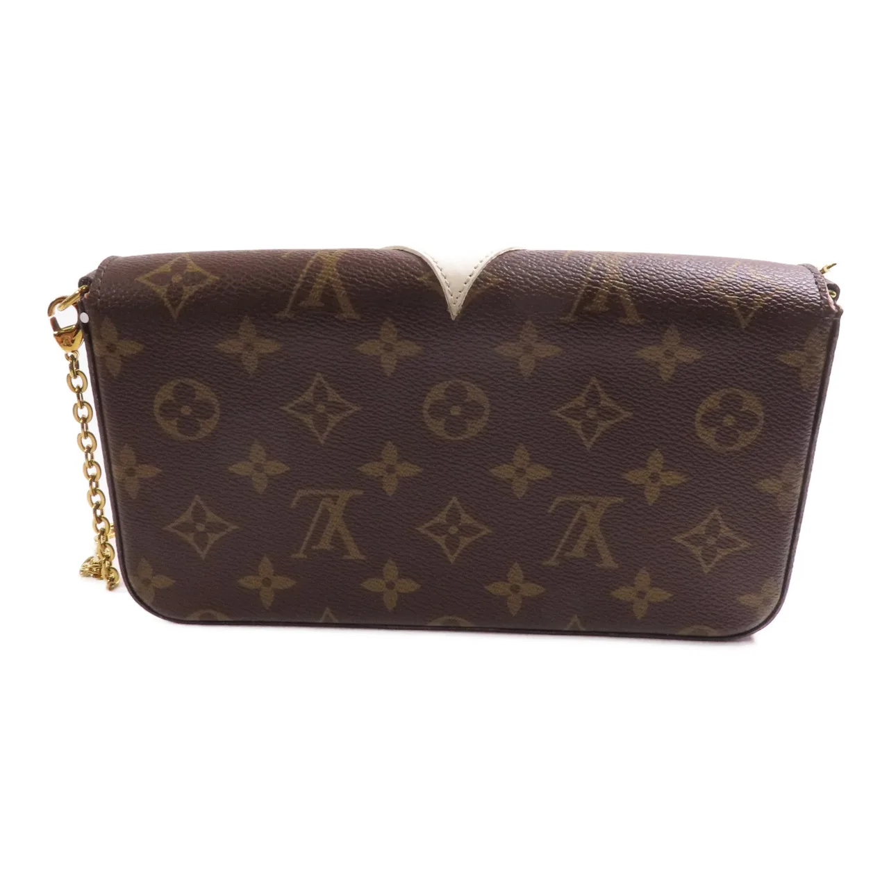 LOUIS VUITTON Felicie M62415 肩背包 塗層帆布 棕色 / Brown/Multicolor 塗層帆布 中古品B - 縮圖 2
