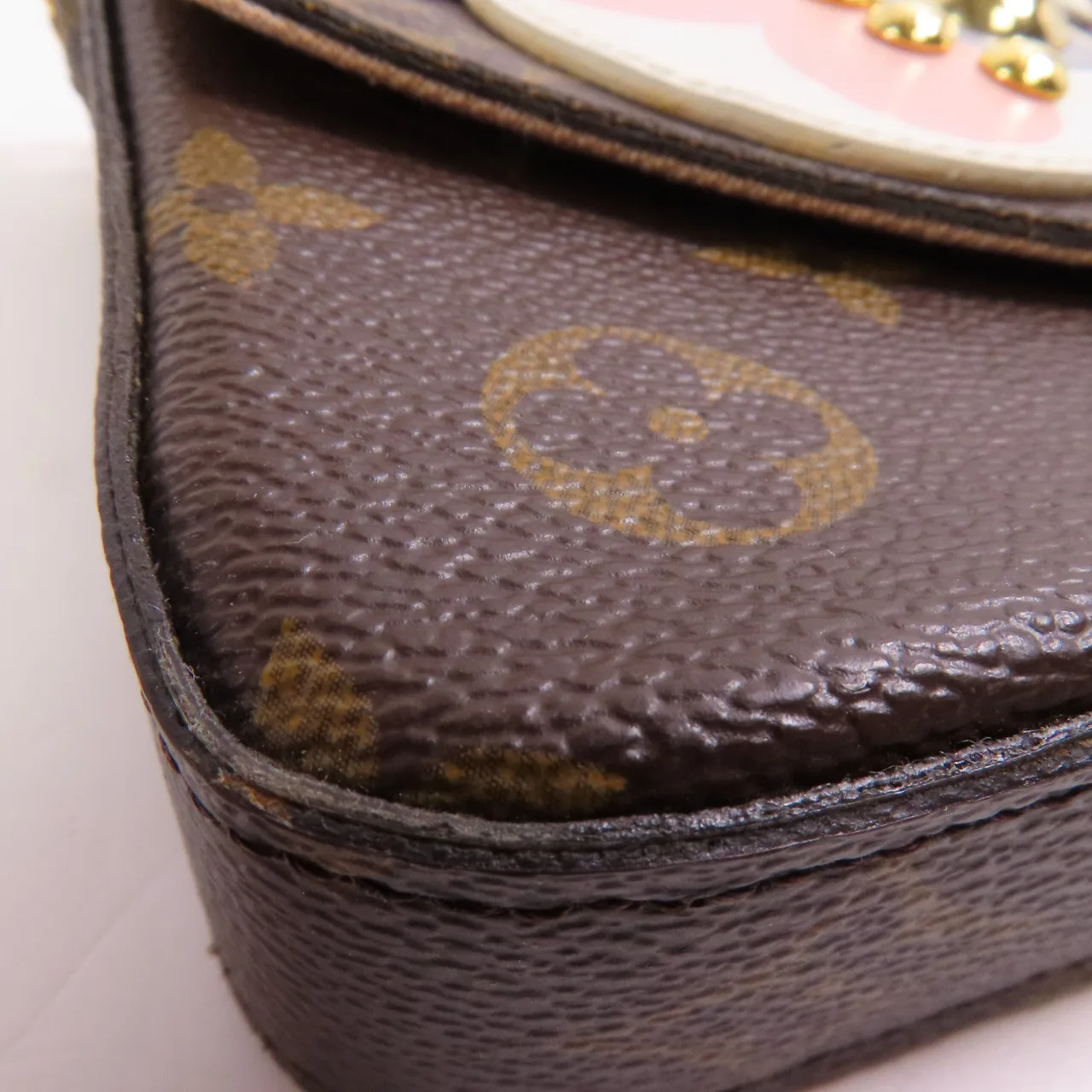 LOUIS VUITTON Felicie M62415 肩背包 塗層帆布 棕色 / Brown/Multicolor 塗層帆布 中古品B - 縮圖 6