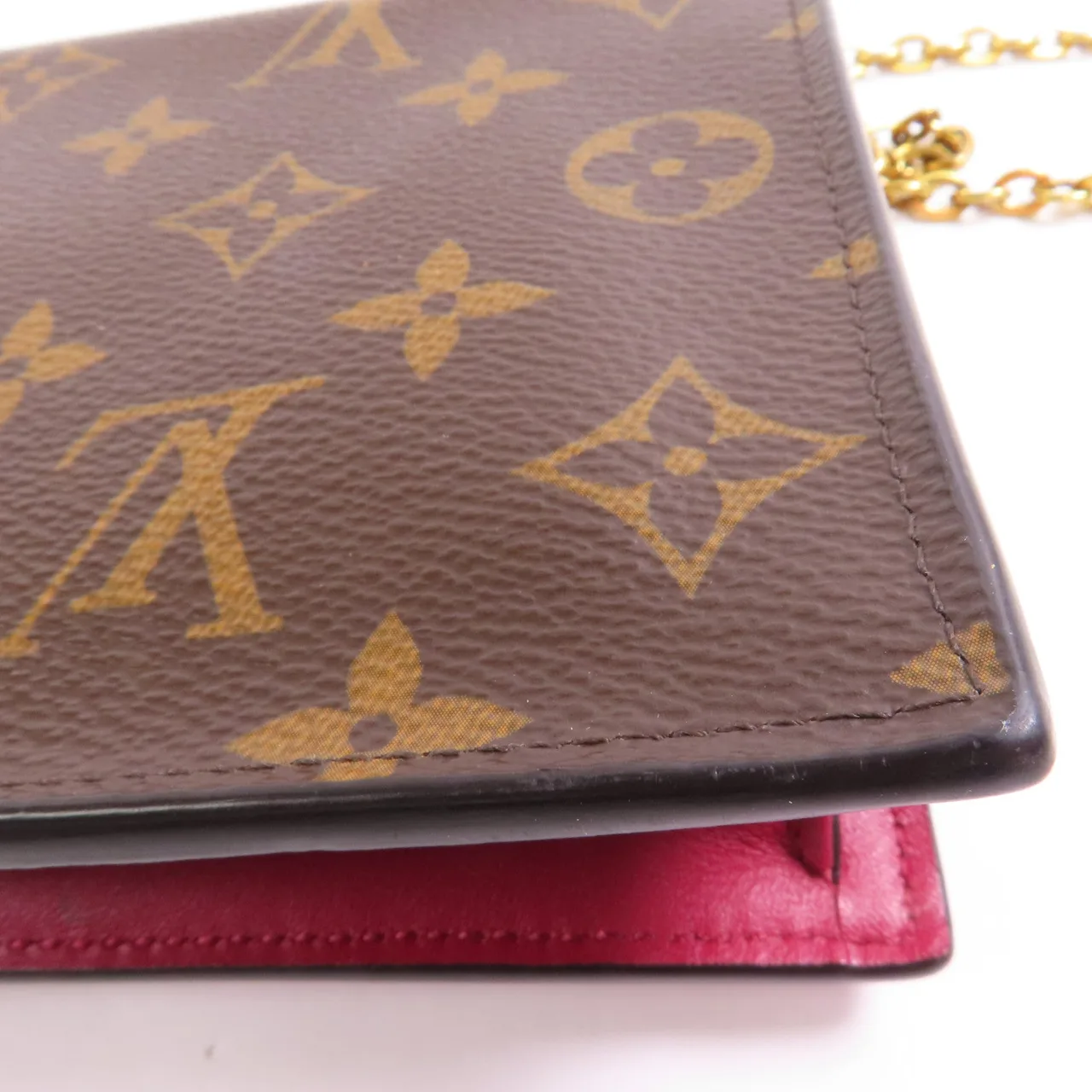 LOUIS VUITTON M69578 Shoulder Bag Coated Canvas 棕色 / 紅色 / Brown/Red Coated Canvas Rank B - Thumbnail 8