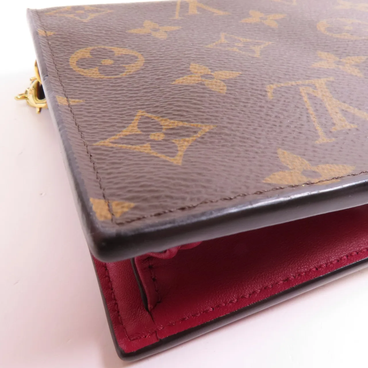LOUIS VUITTON M69578 Shoulder Bag Coated Canvas 棕色 / 紅色 / Brown/Red Coated Canvas Rank B - Thumbnail 9