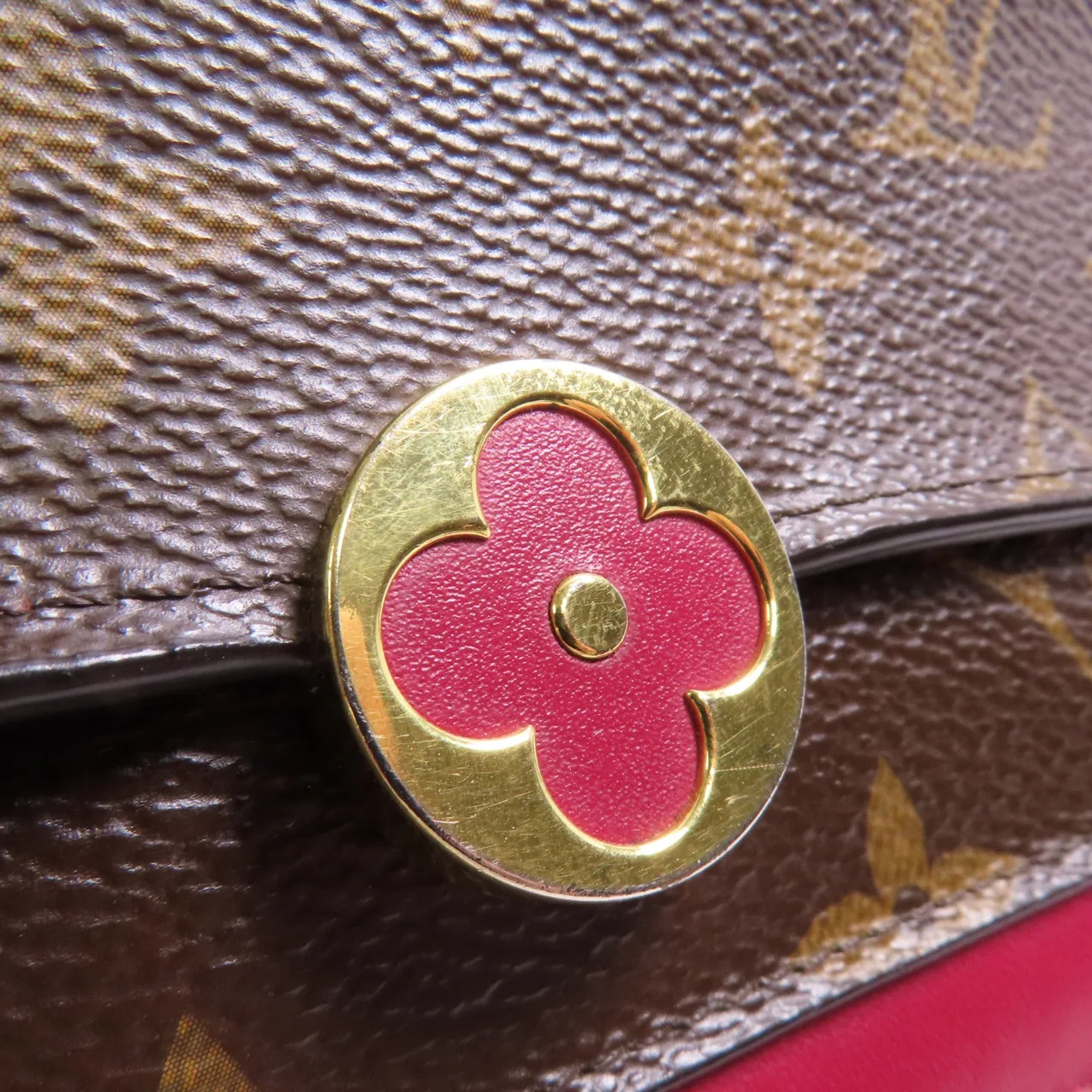 LOUIS VUITTON M69578 Shoulder Bag Coated Canvas 棕色 / 紅色 / Brown/Red Coated Canvas Rank B - Thumbnail 11